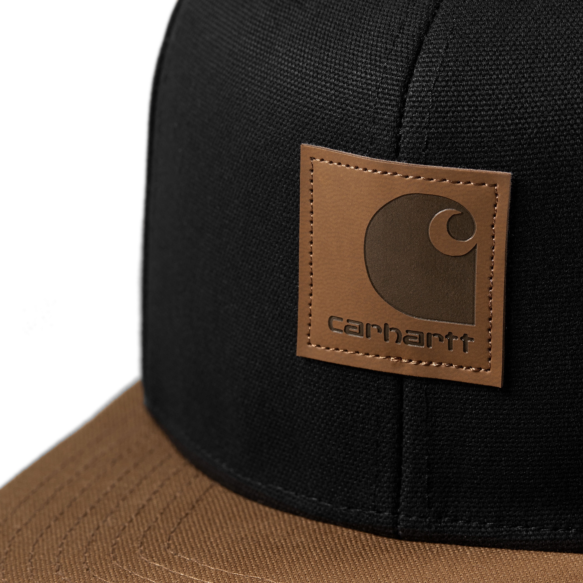 Carhartt WIP Logo Cap  Bi-Colored - black/brown – Bild 2