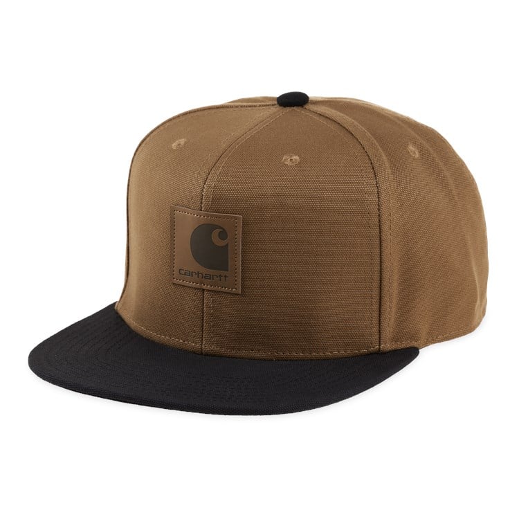 Carhartt WIP Logo Cap Bi-Colored - brown/black