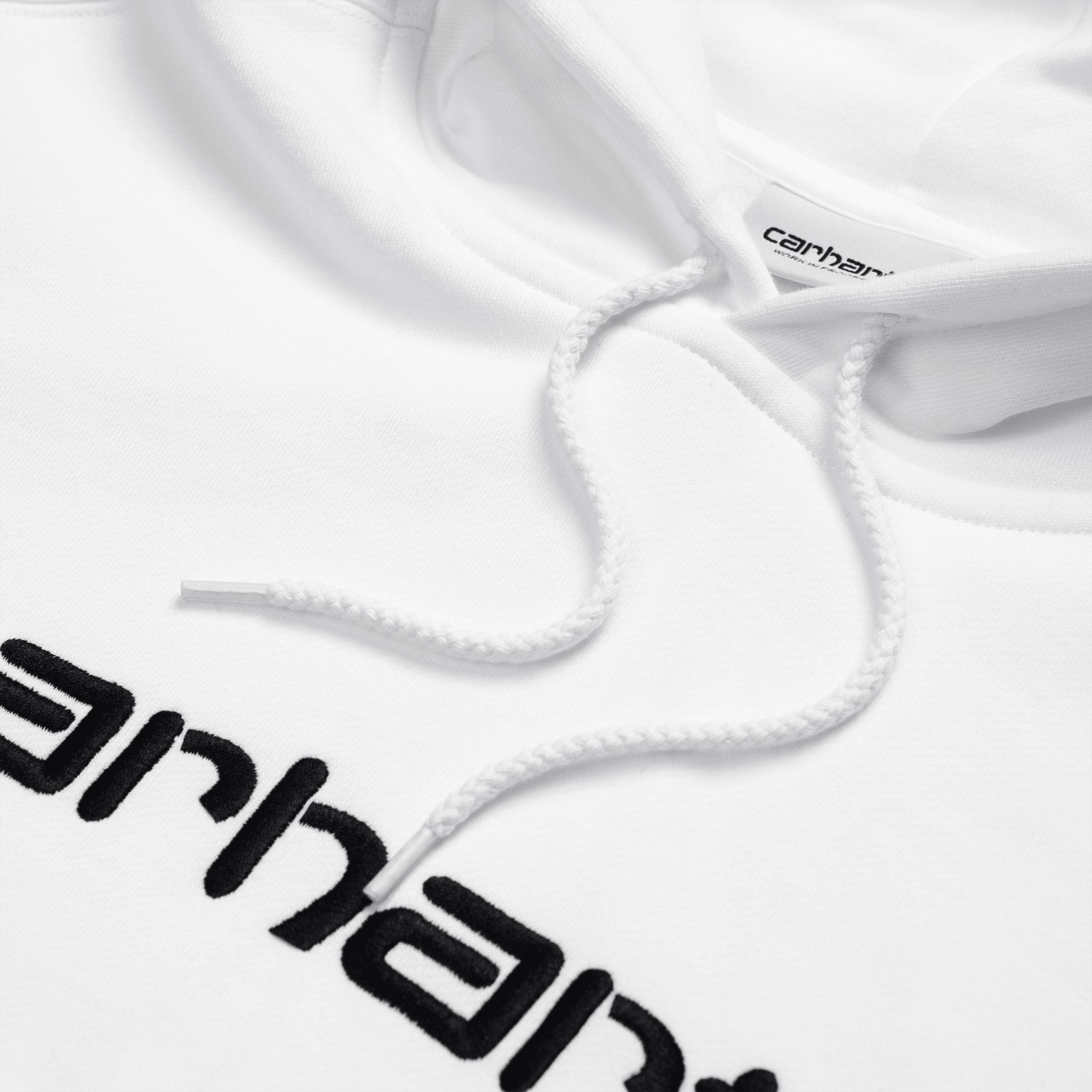 Carhartt WIP W´Hooded Carhartt Sweat - black/white – Bild 9