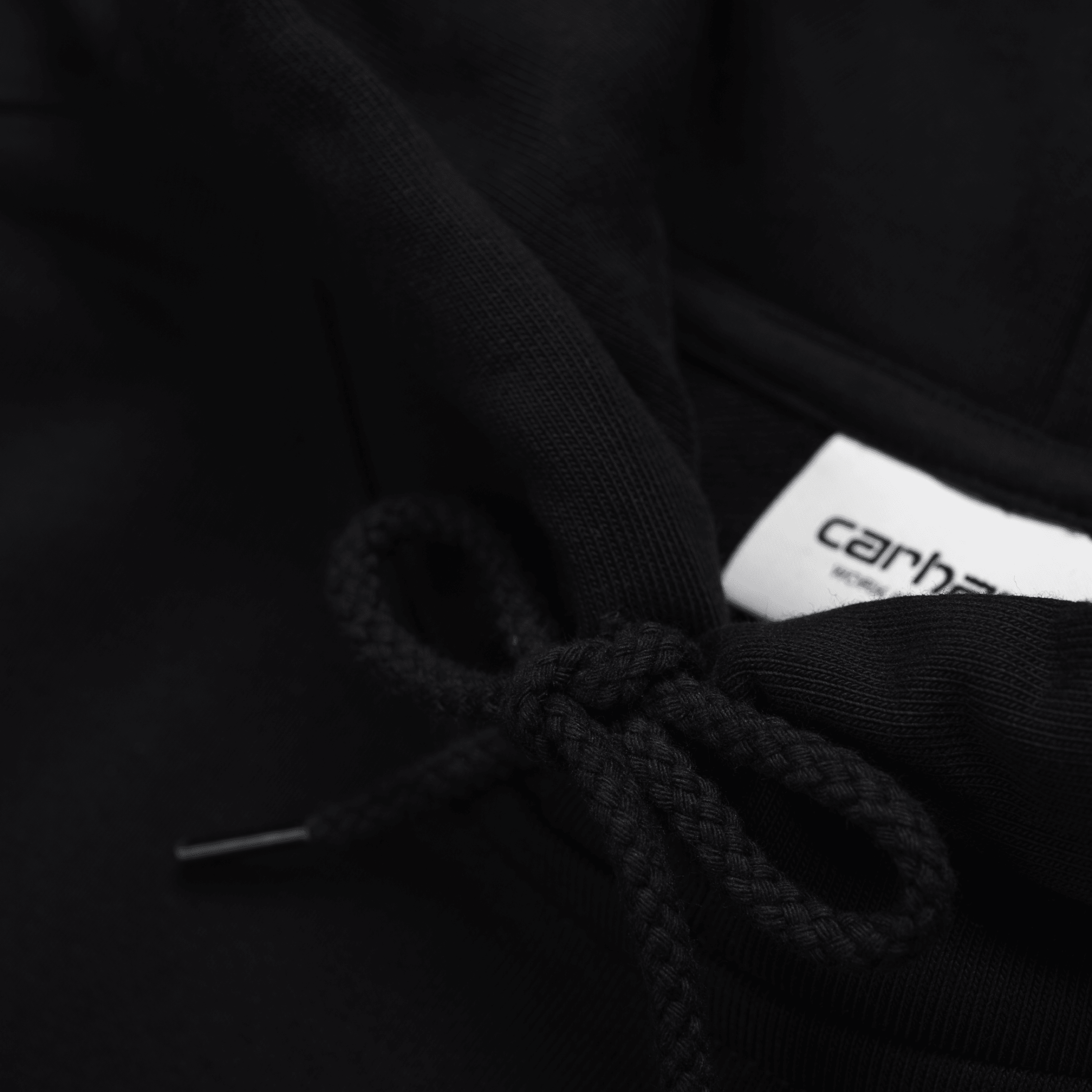 Carhartt WIP W´Hooded Carhartt Sweat - black/white – Bild 3