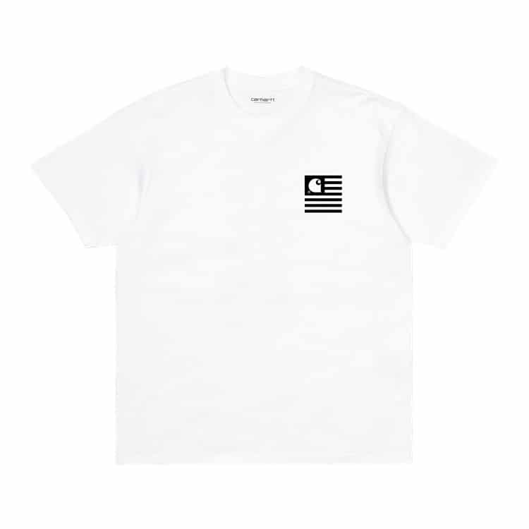 Carhartt WIP Wavy State T-Shirt - white/black