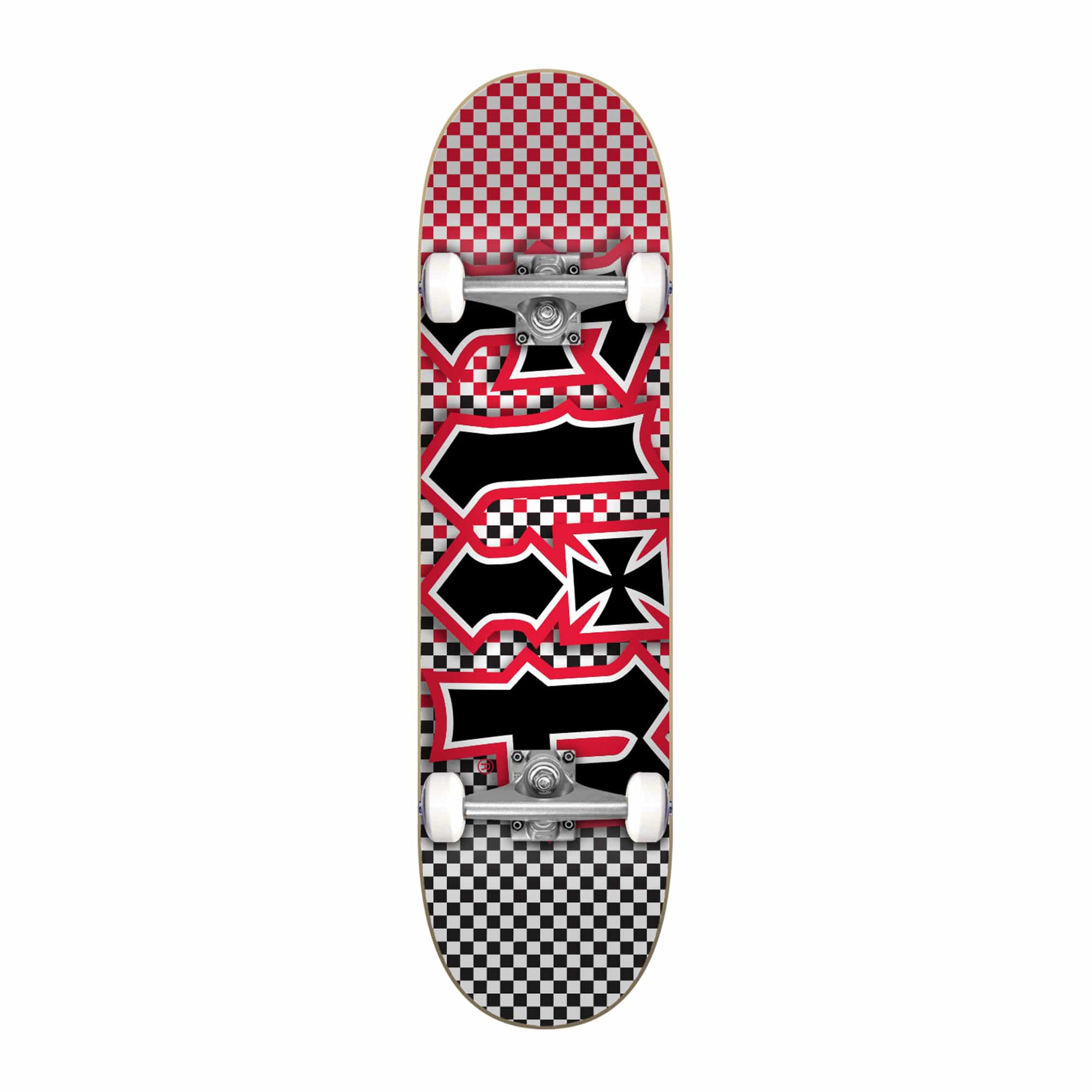 Flip Skateboards HKD Fast Time Red 7,87" Complete Skateboard