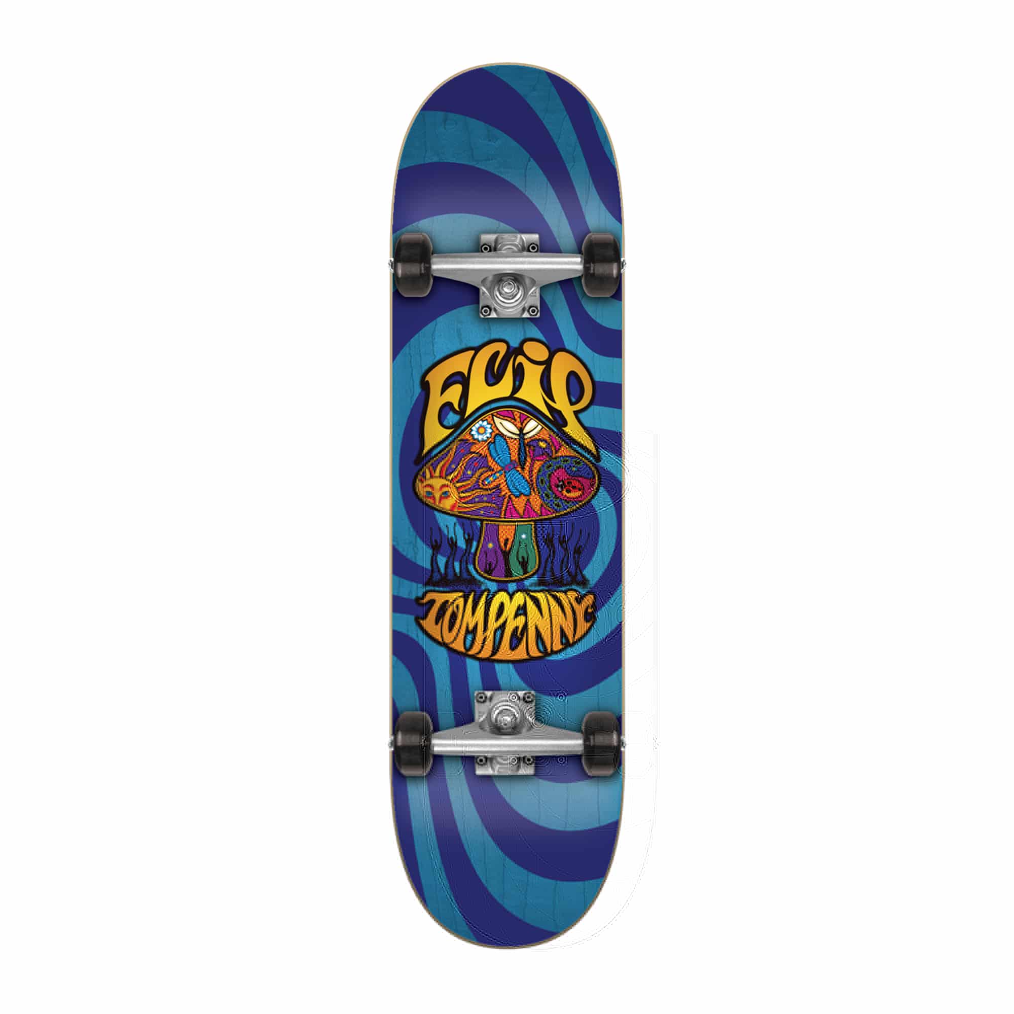 Flip Skateboards Penny Loveshroom blue 8,00" Complete Skateboard – Bild 2