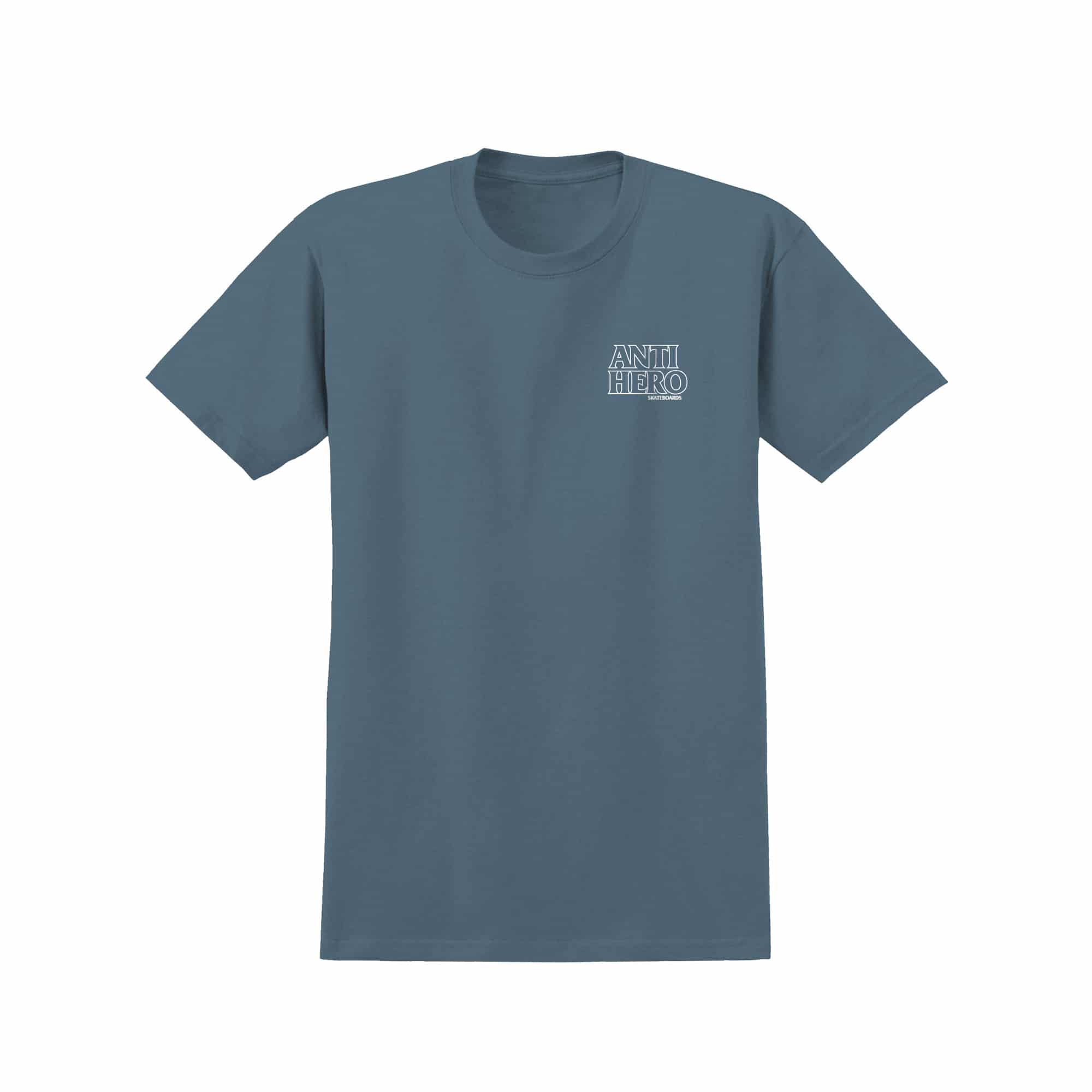 Anti Hero Outline Hero T-Shirt - slate/blue