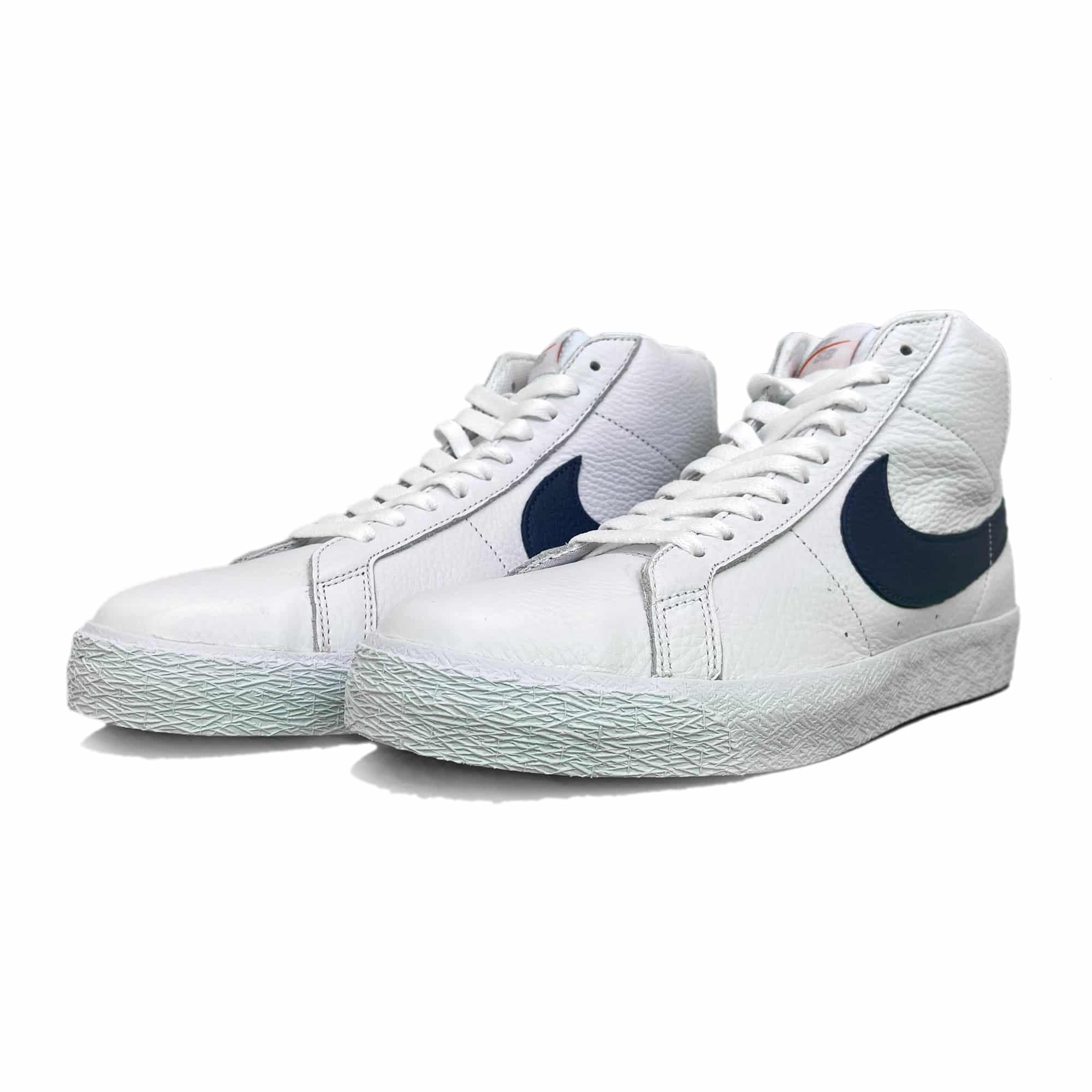 Nike SB Zoom Blazer Mid ISO - white/navy – Bild 4