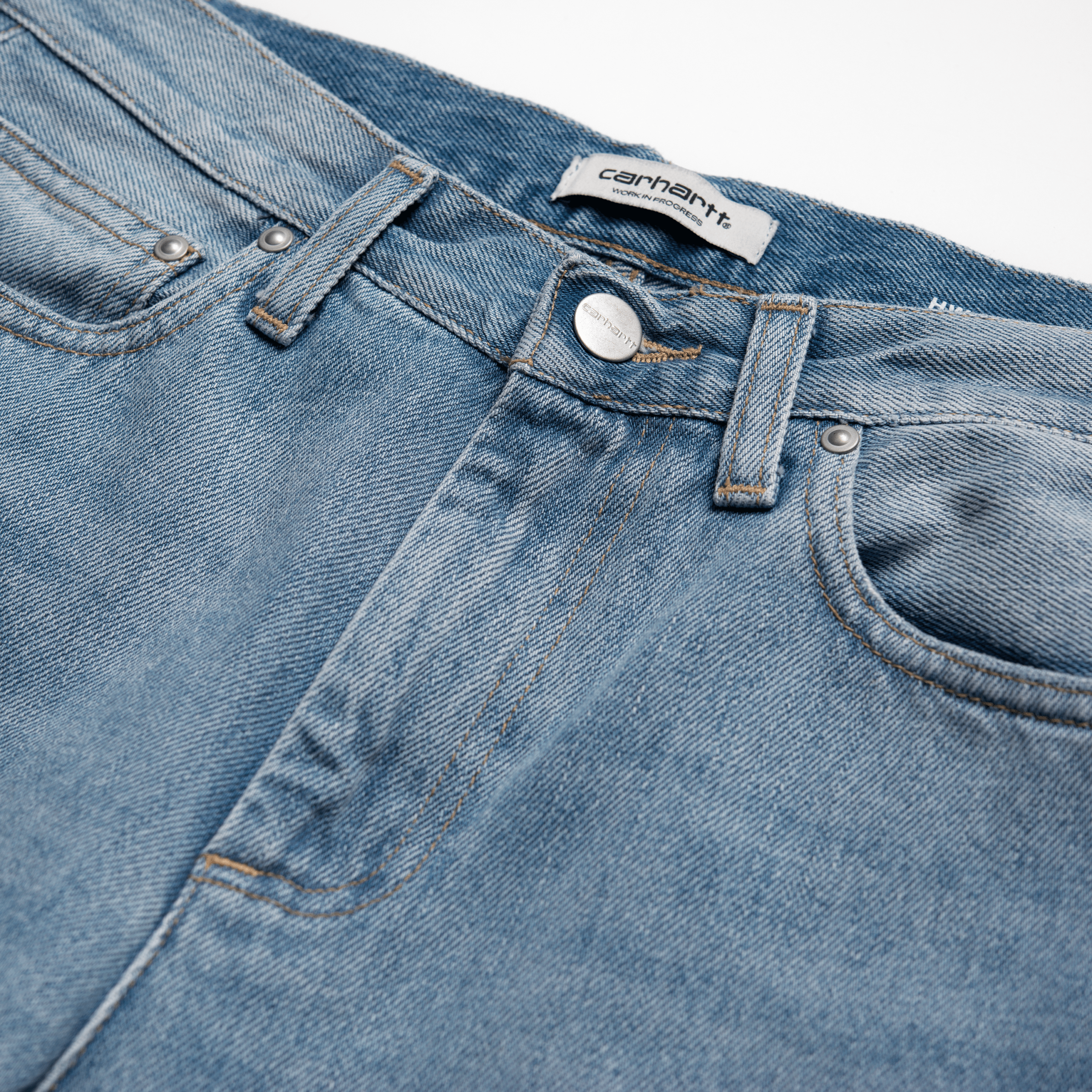 Carhartt WIP W' Page Carrot Ankle Pant - light blue - stone wash – Bild 3