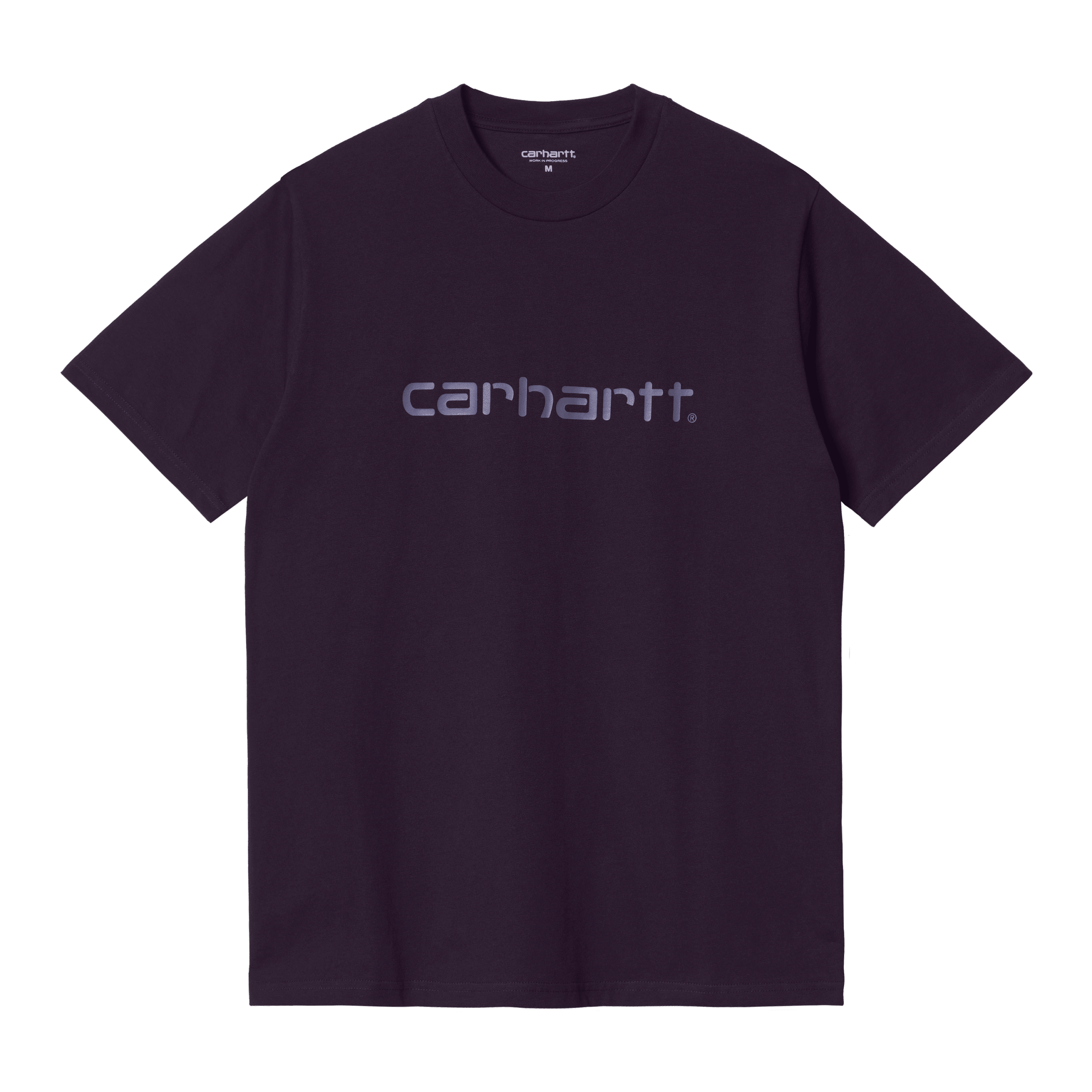 Carhartt WIP Script Tee - dark iris / cold viola
