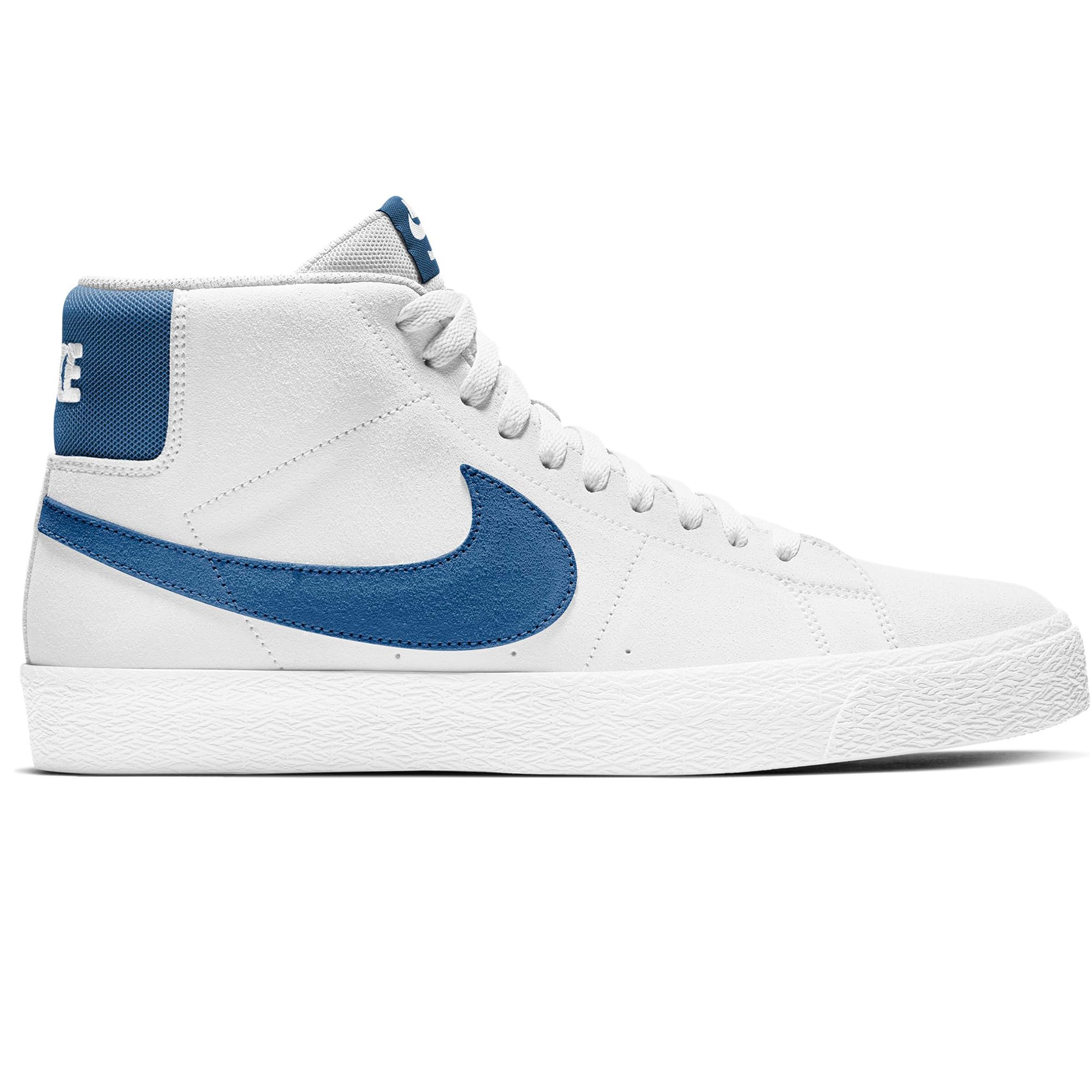 Nike SB Zoom Blazer Mid PRM - white/court blue