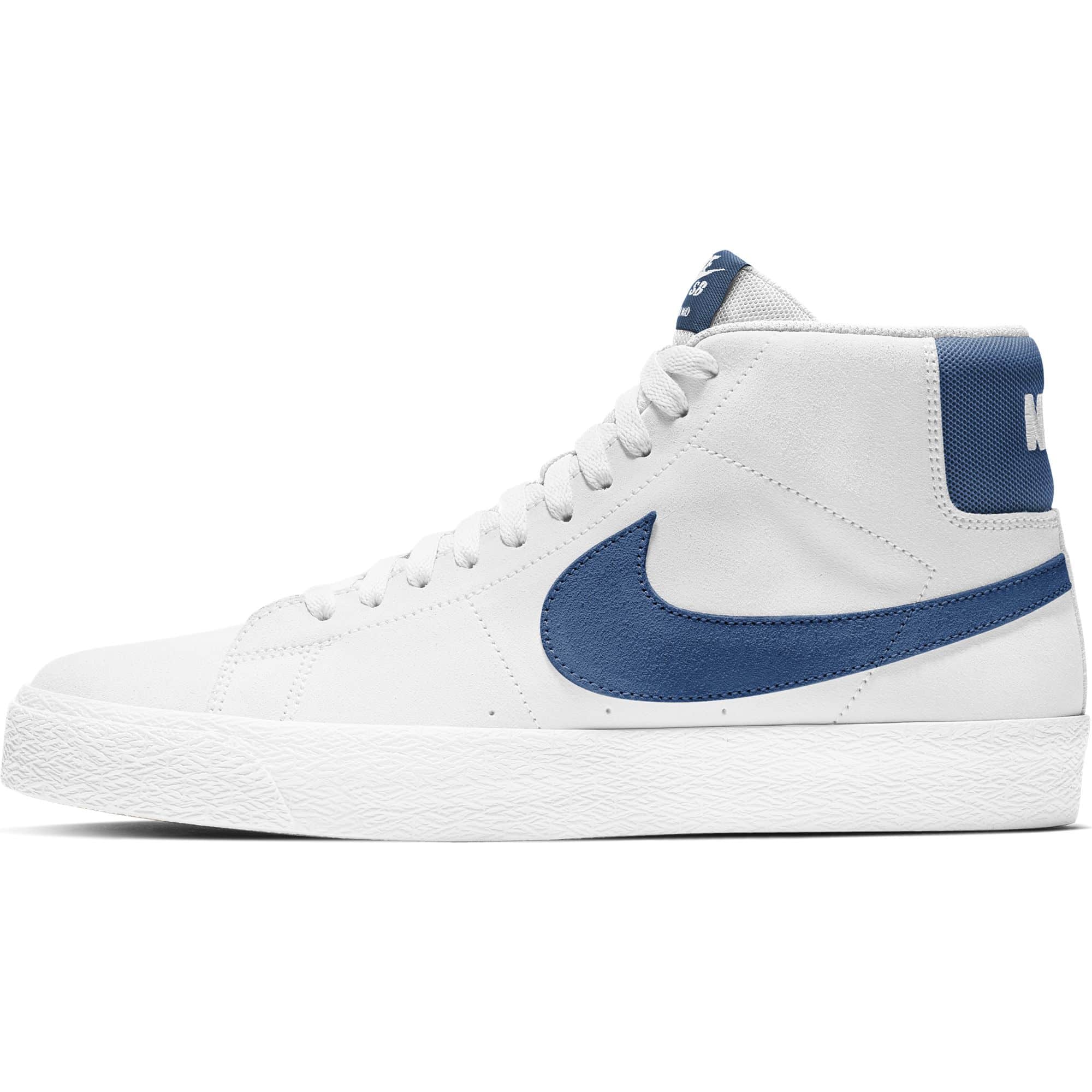 Nike SB Zoom Blazer Mid PRM - white/court blue – Bild 4