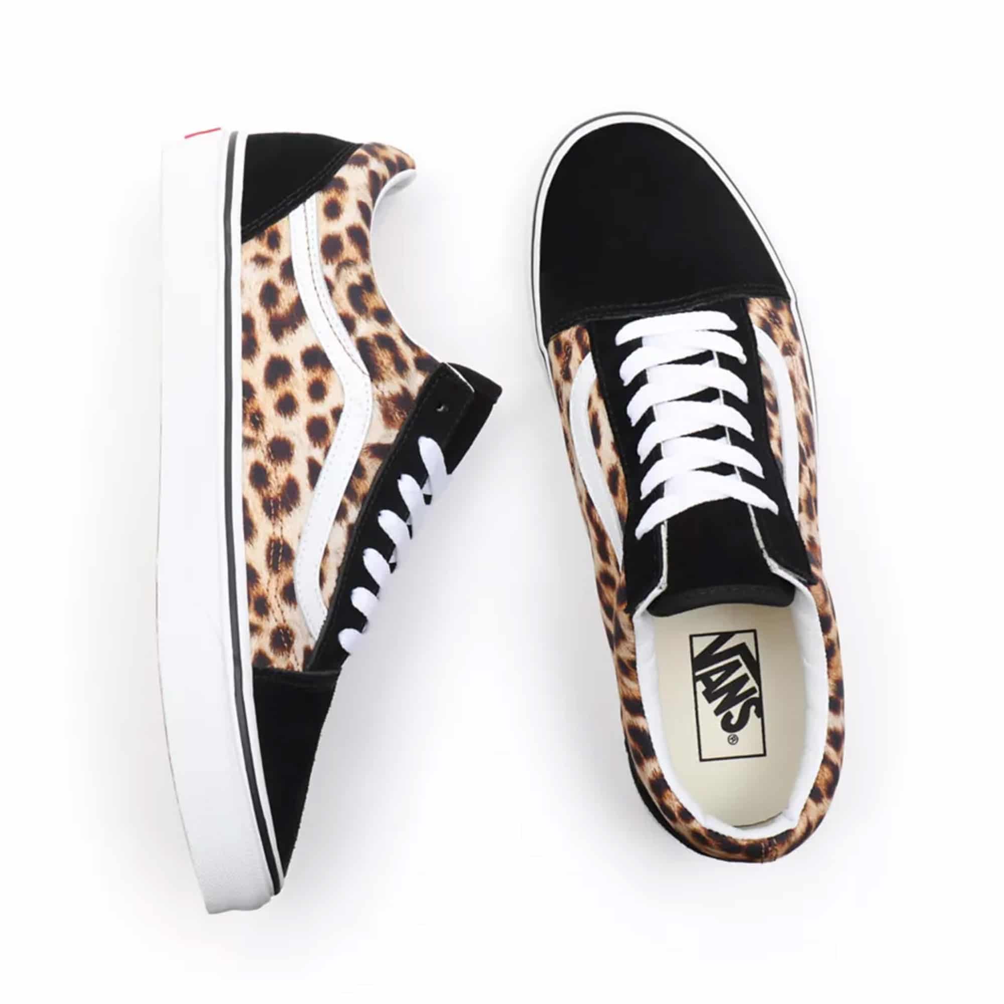 Vans Old Skool (Leopard) Black/Truewhite – Bild 5