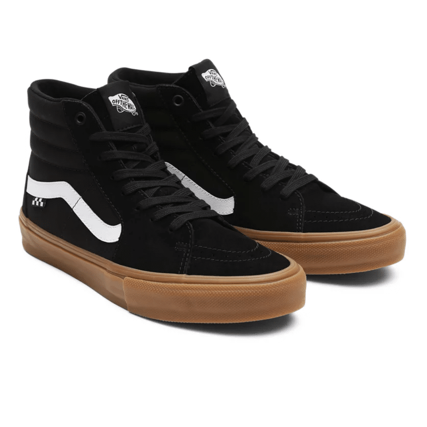 Vans Skate Sk8 Hi - black/gum – Bild 3