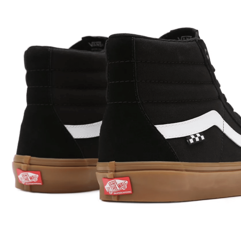 Vans Skate Sk8 Hi - black/gum – Bild 4