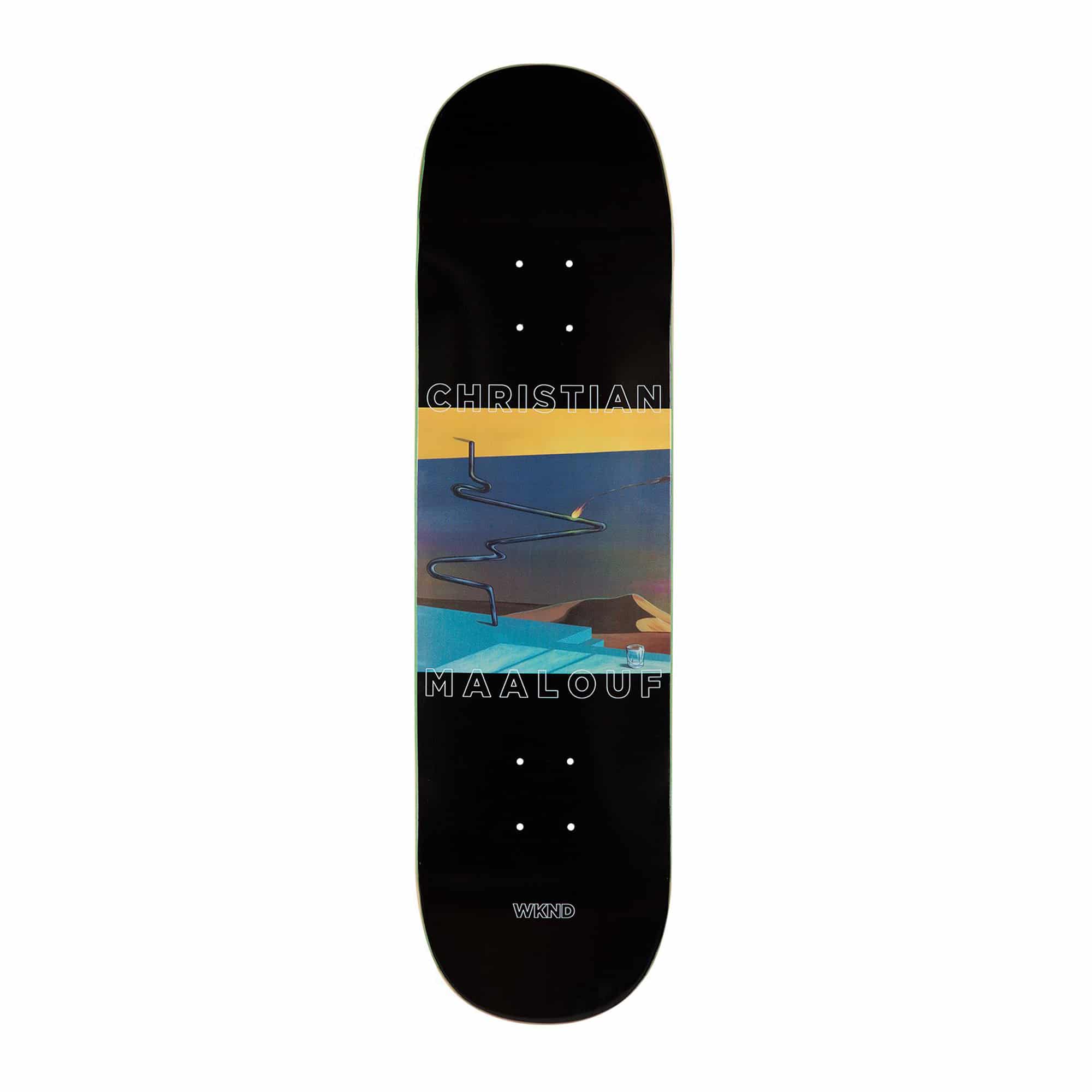 WKND Skateboards Fire In The Pipe Christian Maalouf 8.5"