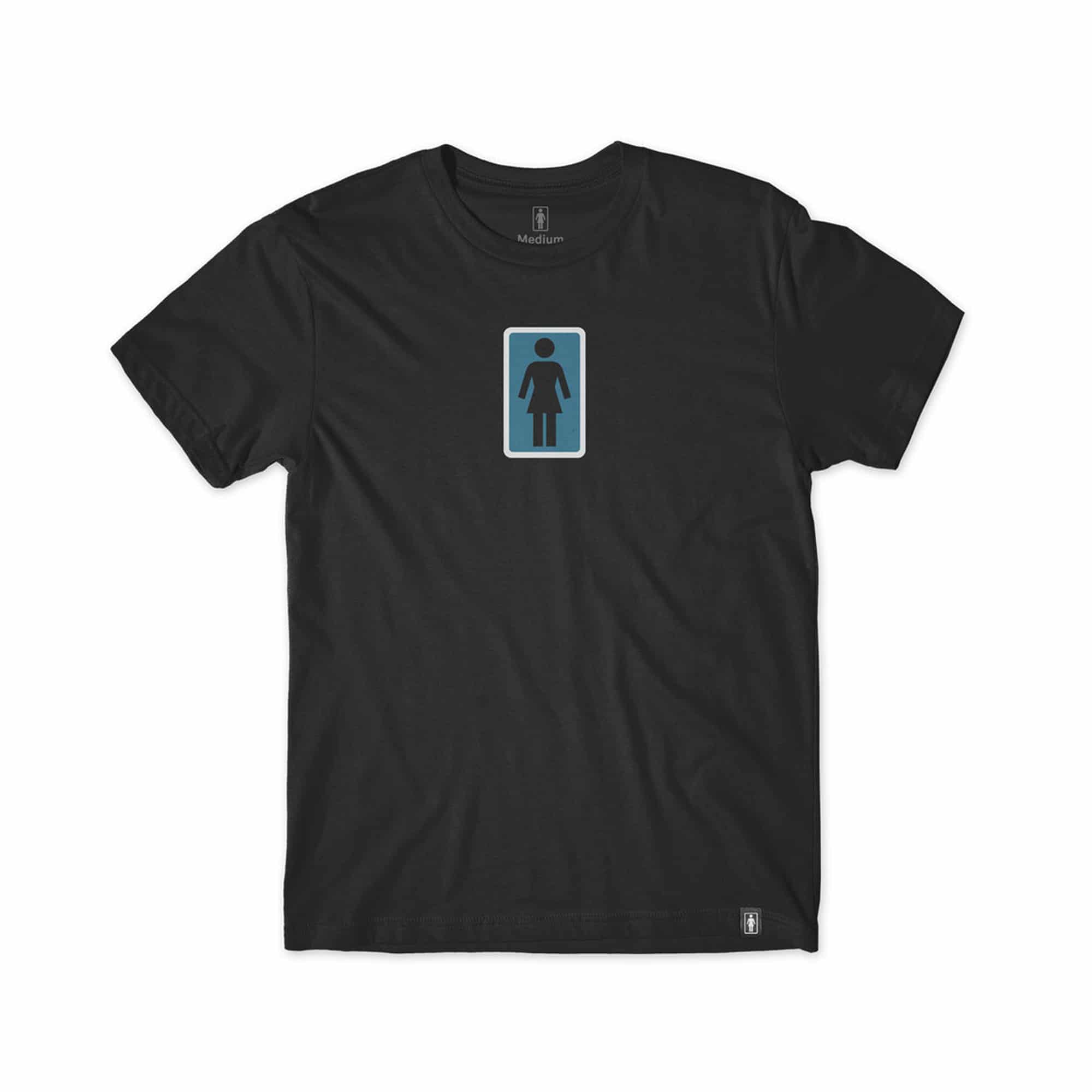 Girl Skateboards Classic OG Comfort T-Shirt - black/ blue