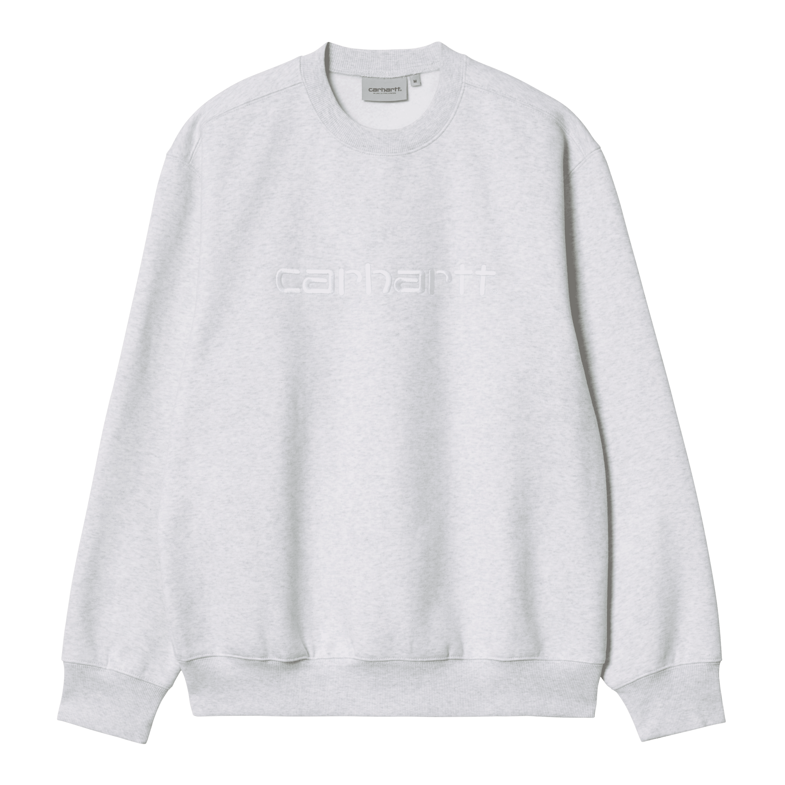 Carhartt WIP Carhartt Sweat - ash heather / white