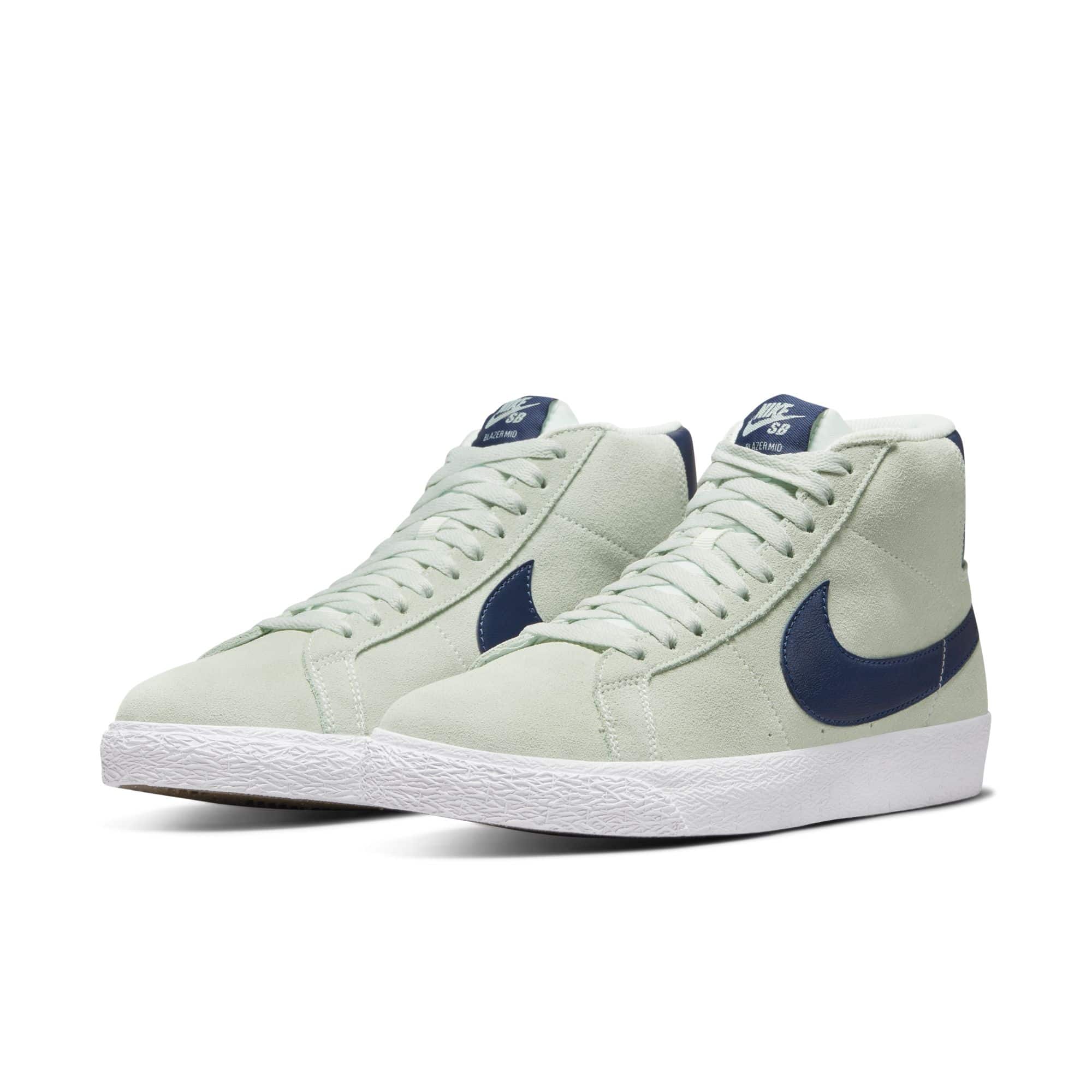Nike SB Zoom Blazer Mid - barely green/ navy-barely green – Bild 3