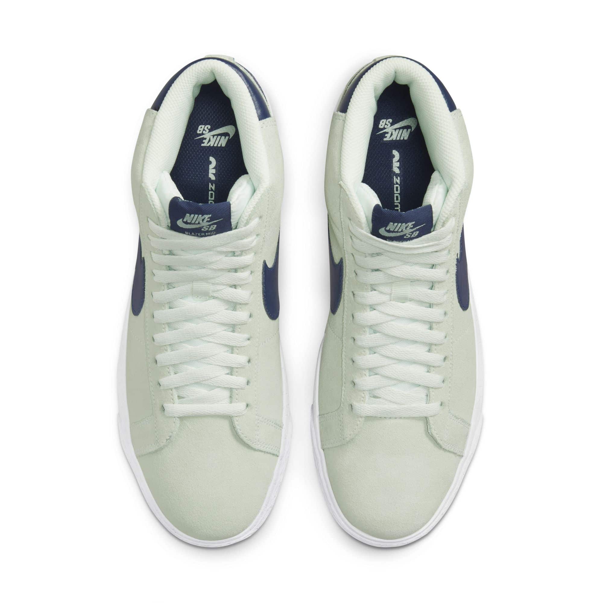 Nike SB Zoom Blazer Mid - barely green/ navy-barely green – Bild 7