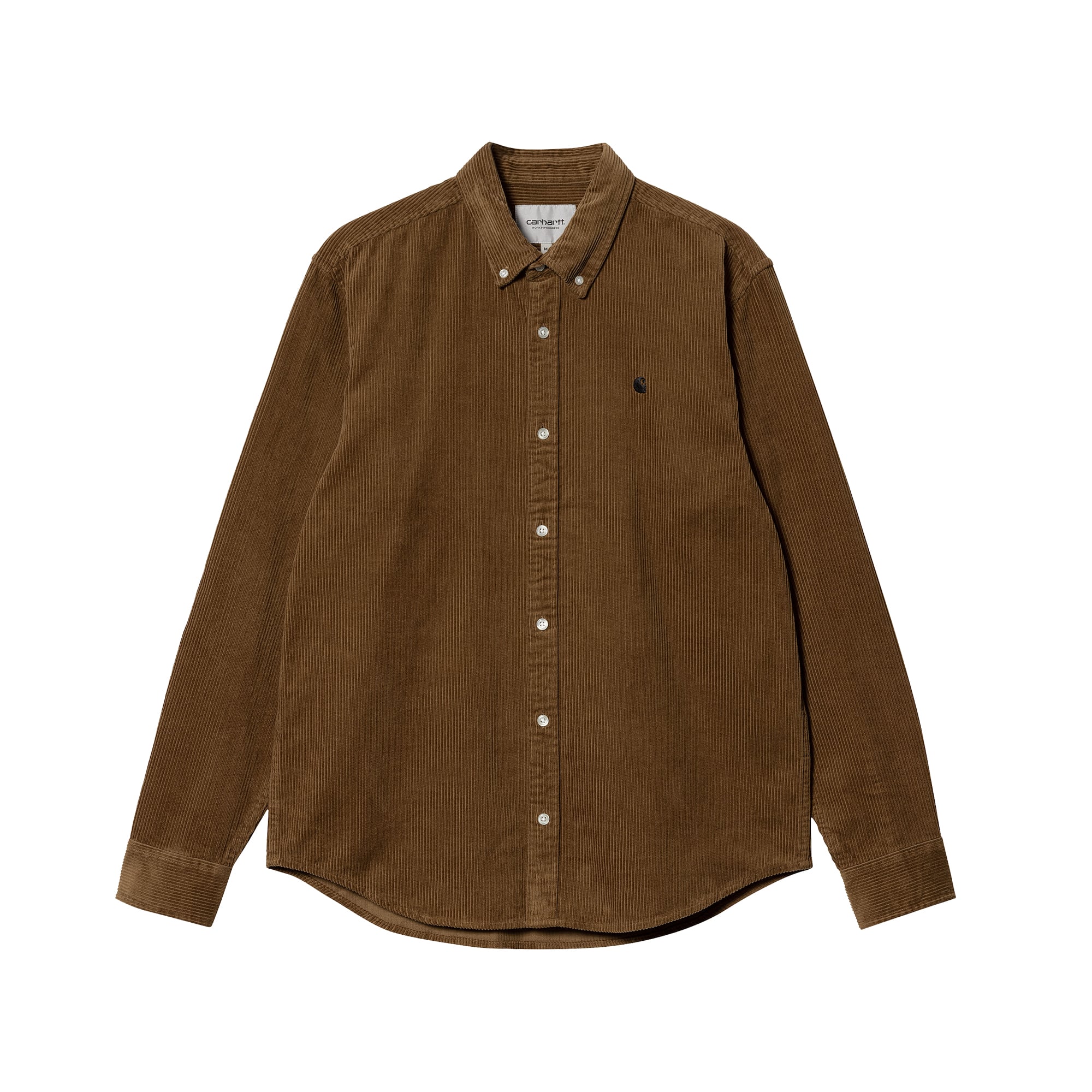Carhartt WIP Madison Cord Shirt LS - hamilton brown