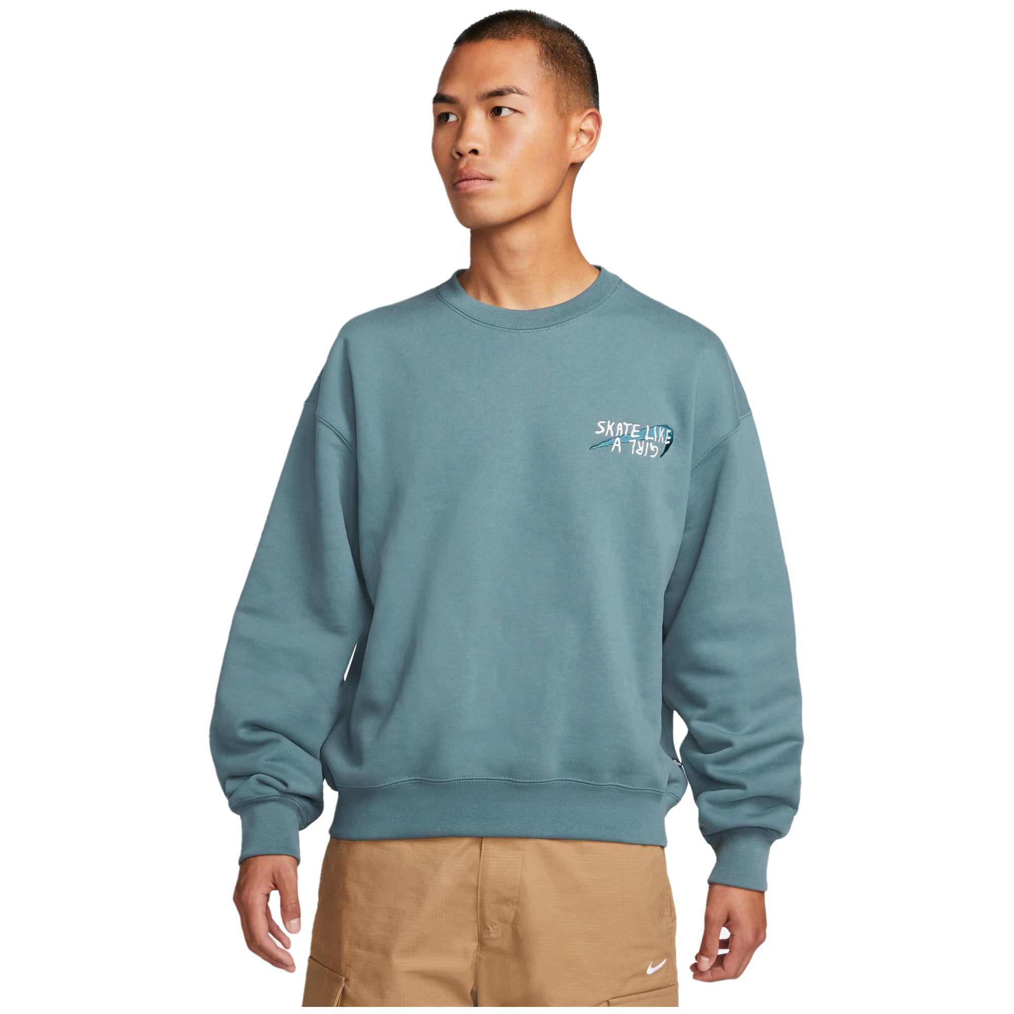 Nike SB X Skate Like A Girl Crewneck - mineral slate