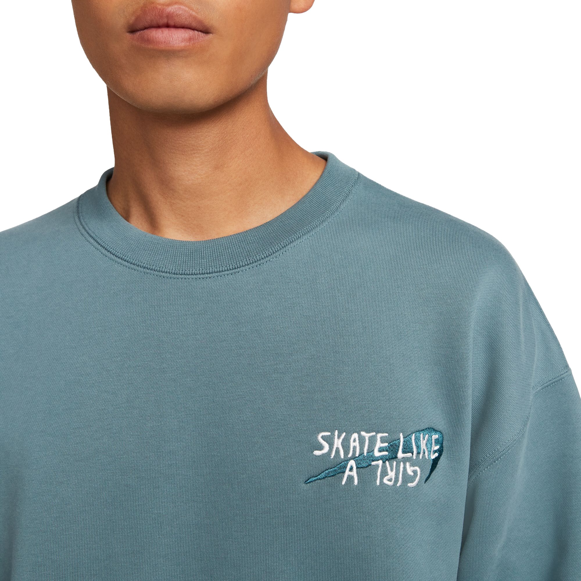 Nike SB X Skate Like A Girl Crewneck - mineral slate – Bild 2