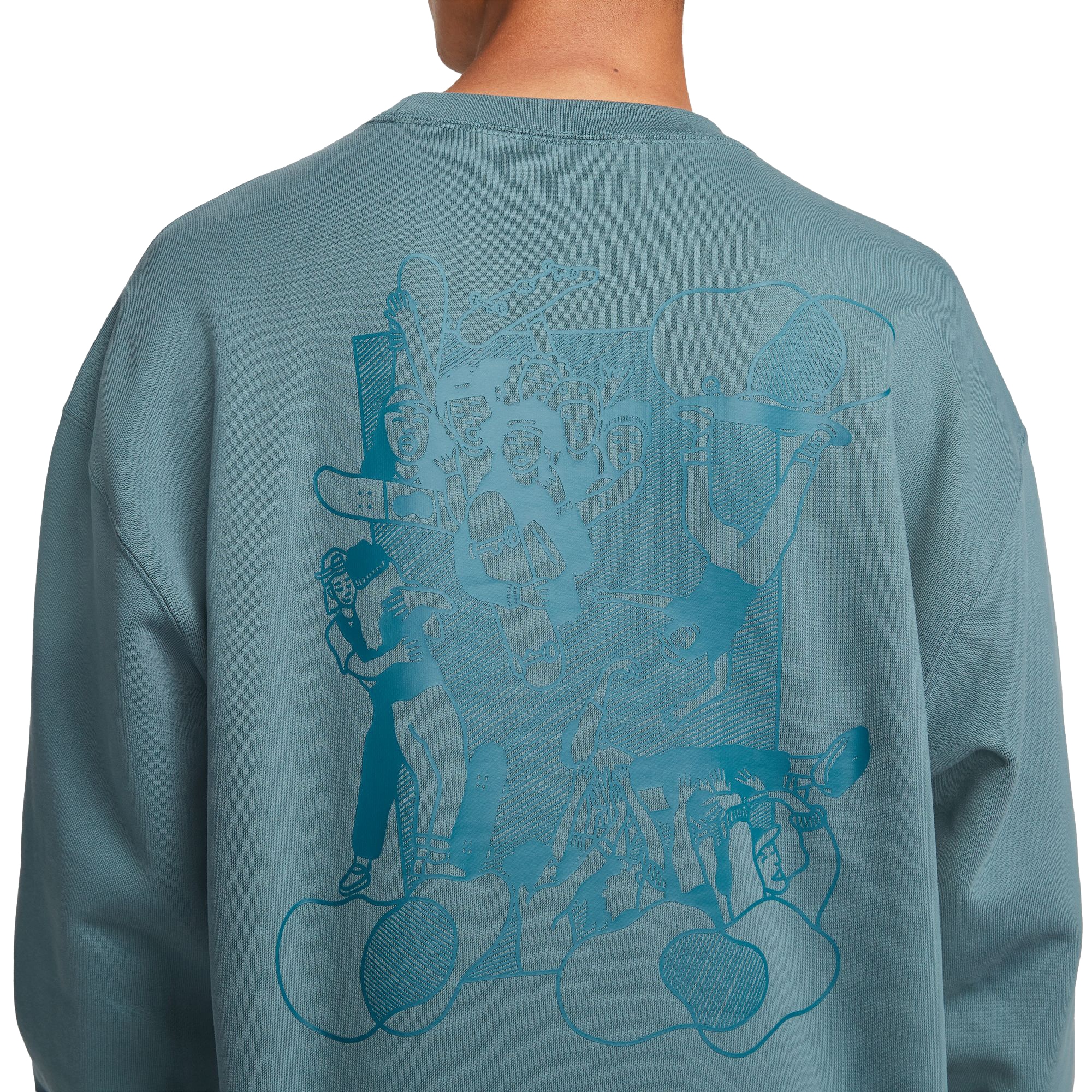 Nike SB X Skate Like A Girl Crewneck - mineral slate – Bild 4
