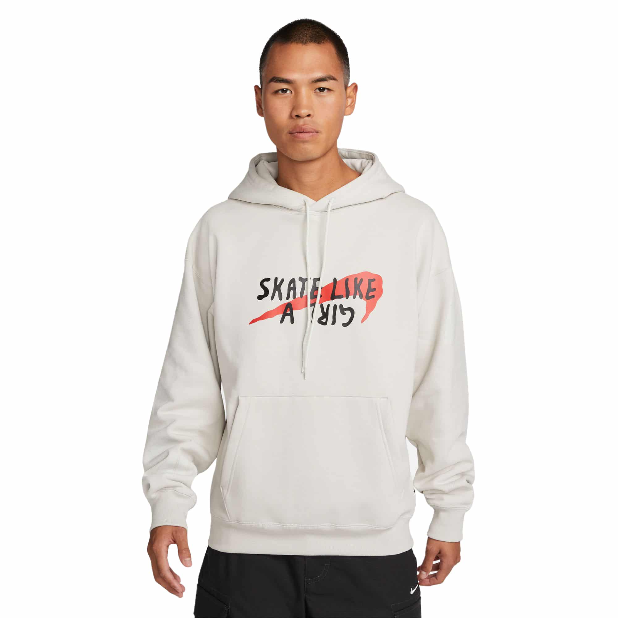 Nike SB X Skate Like A Girl Hoodie - light bone