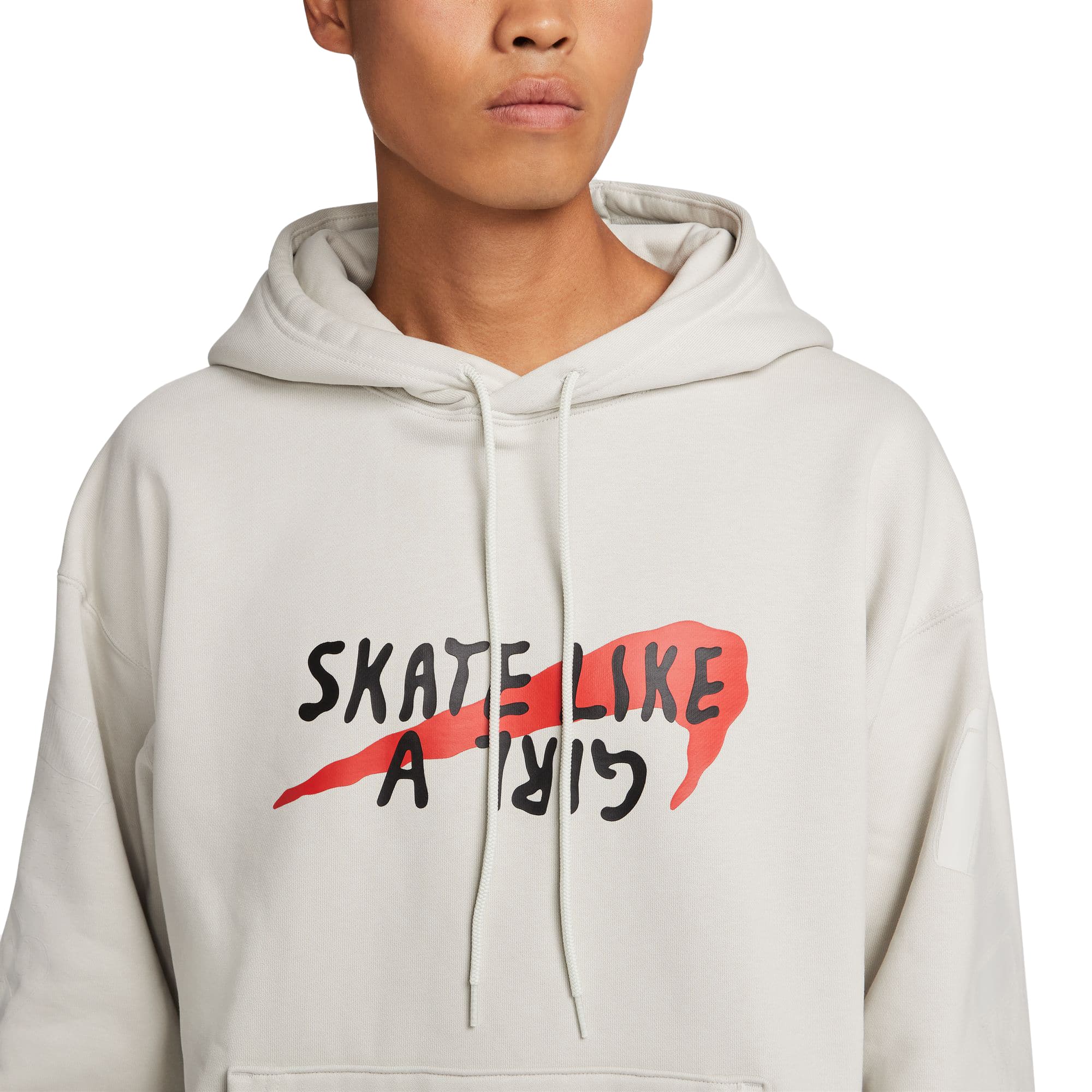 Nike SB X Skate Like A Girl Hoodie - light bone – Bild 2