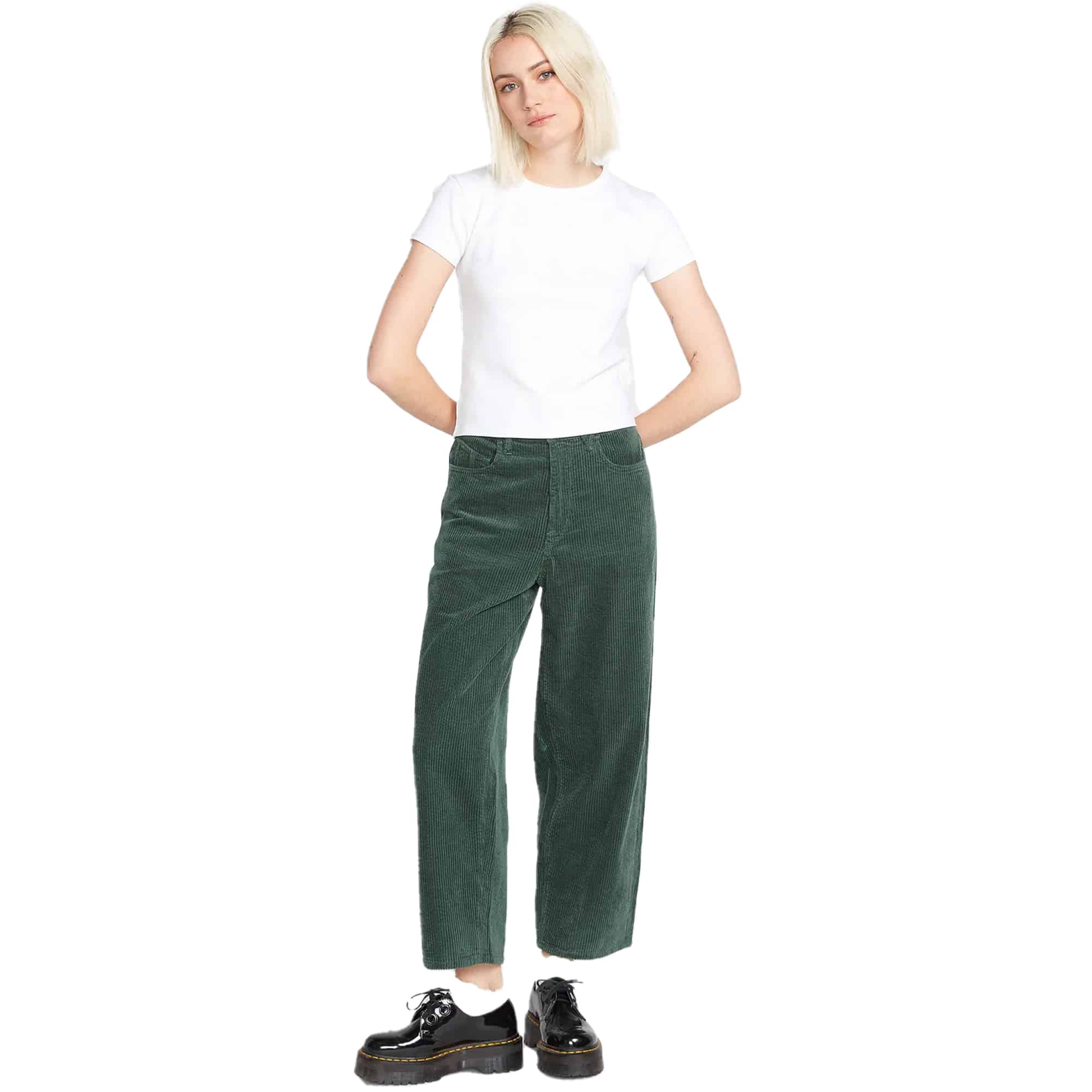 Volcom Weellow Corduroy Pant - dark pine