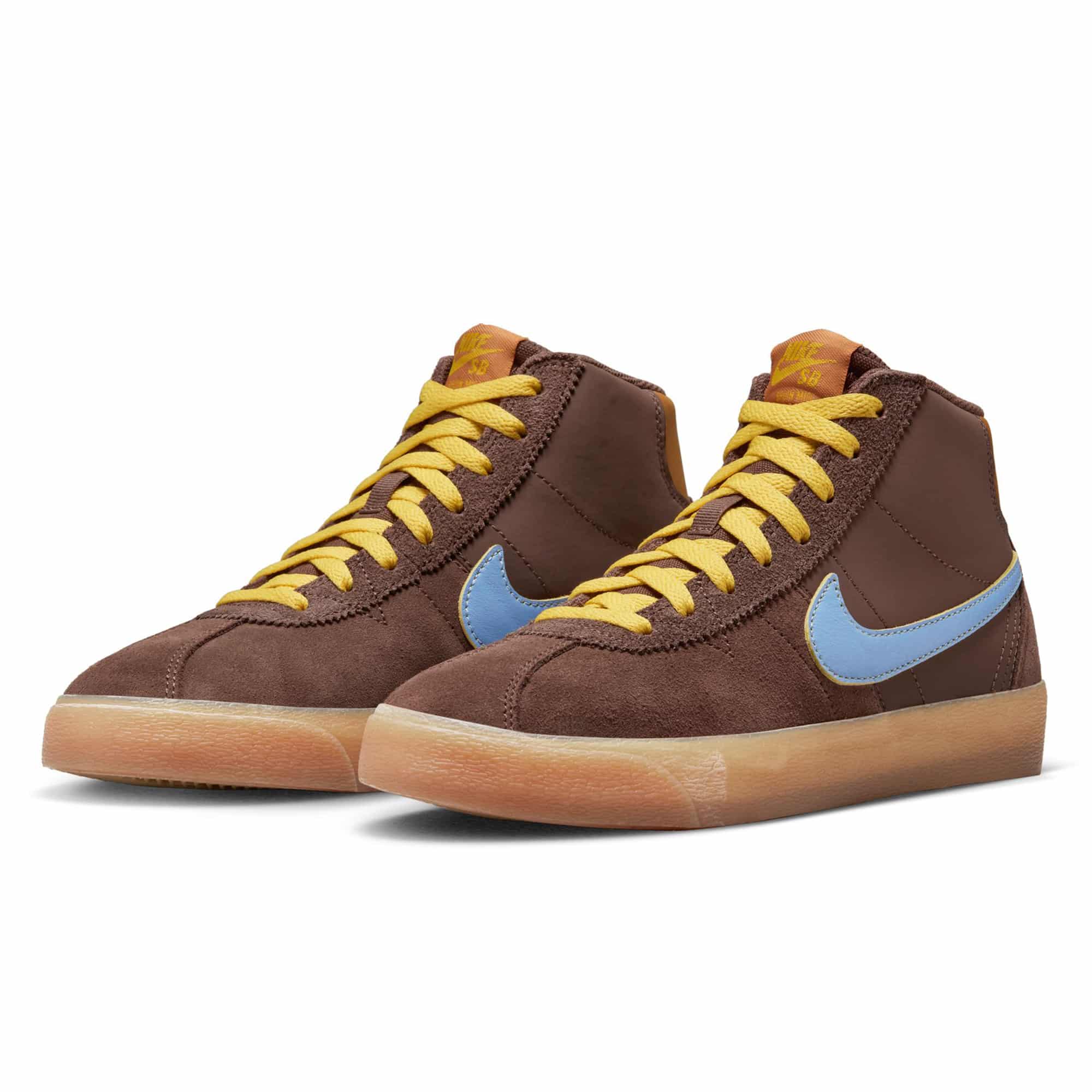 Nike SB WMNS Bruin Hi PRM Why so sad ? - lt chocolate / light blue – Bild 4
