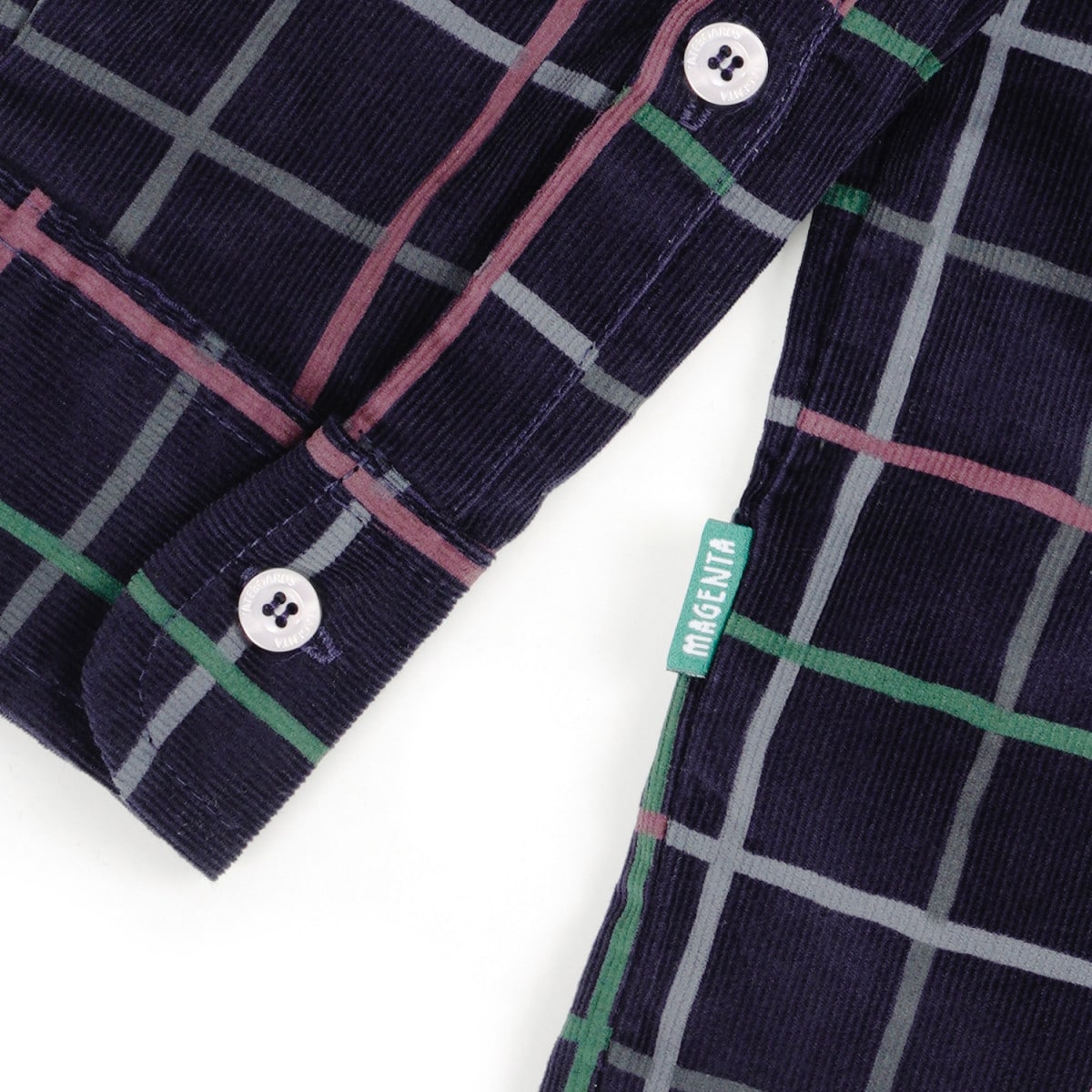 Magenta Skateboards PWS Cord Shirt - dark blue – Bild 5