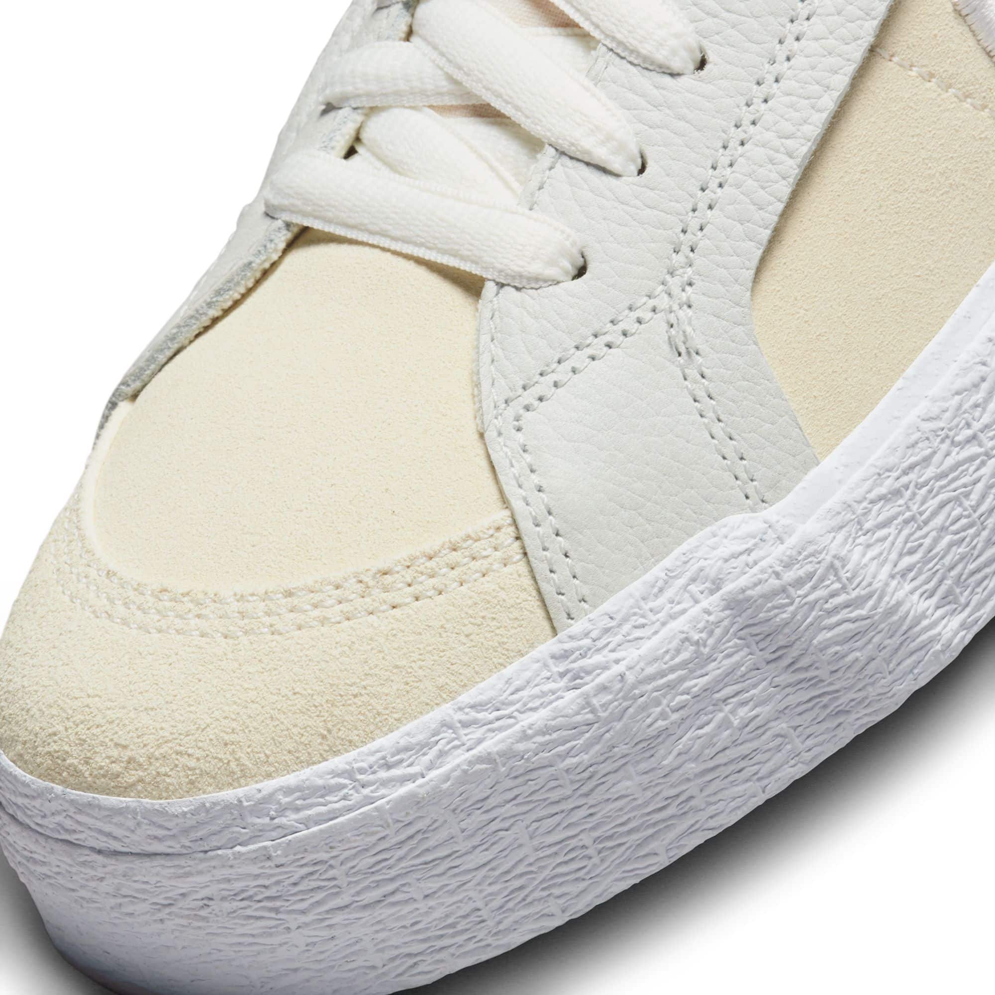 Nike SB Zoom Blazer Mid PRM Plus - summit white/ summit white – Bild 4