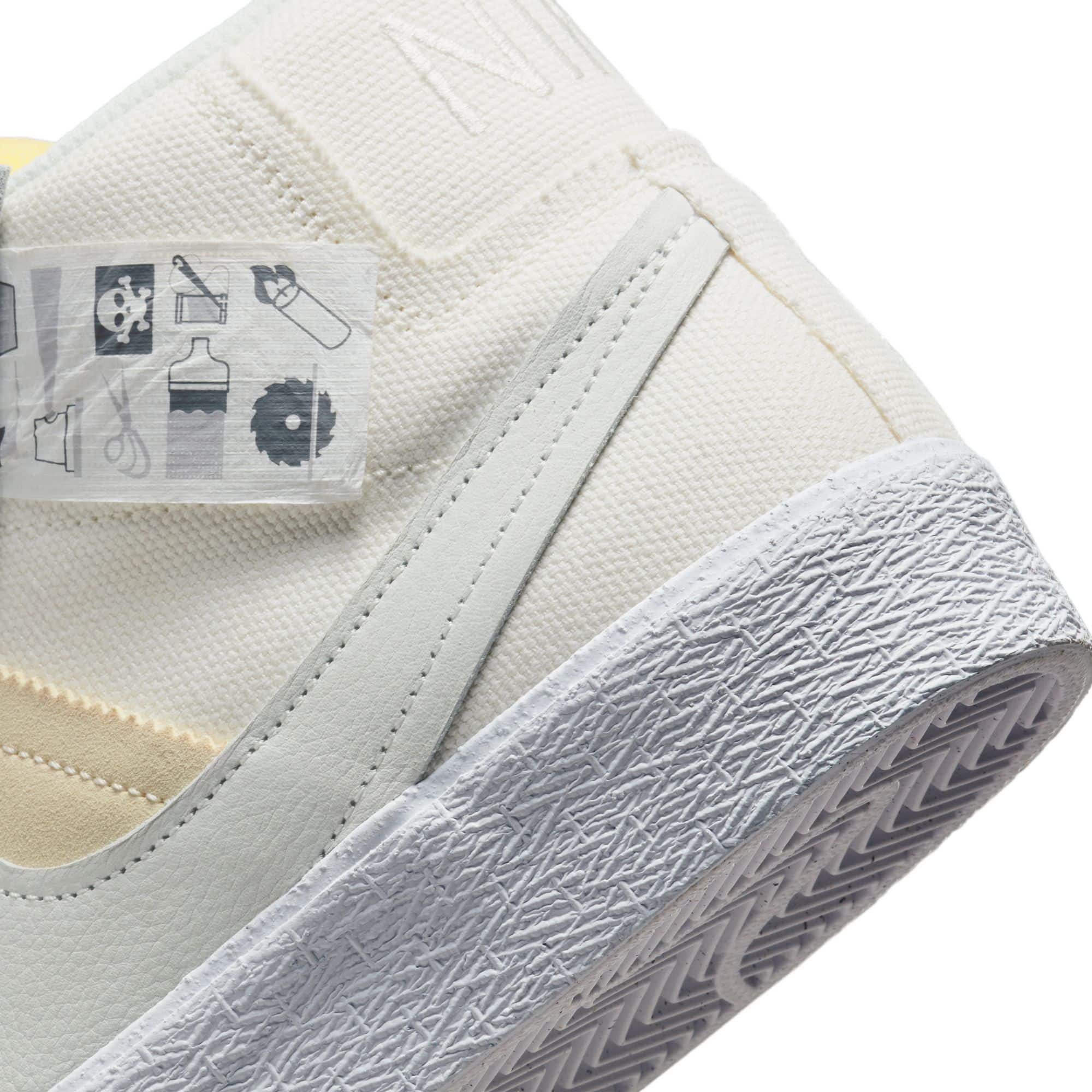 Nike SB Zoom Blazer Mid PRM Plus - summit white/ summit white – Bild 5