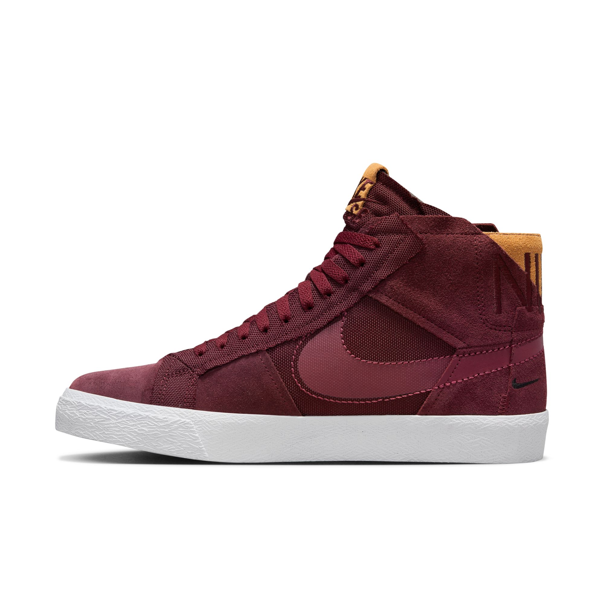 Nike SB Blazer Mid PRM - night maroon / rosewood – Bild 3