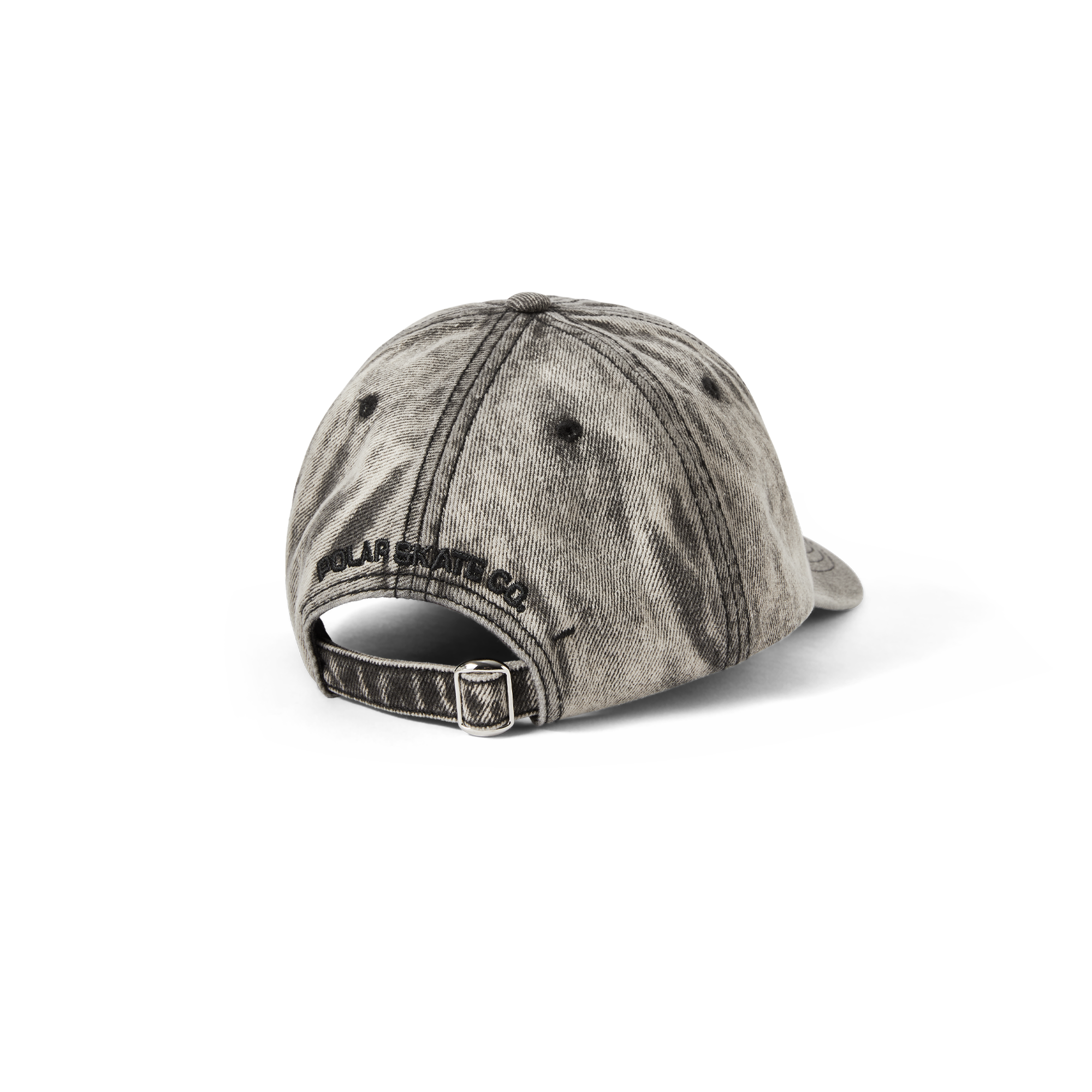 Polar Skate Co. Stroke Logo Denim Cap - acid black – Bild 3