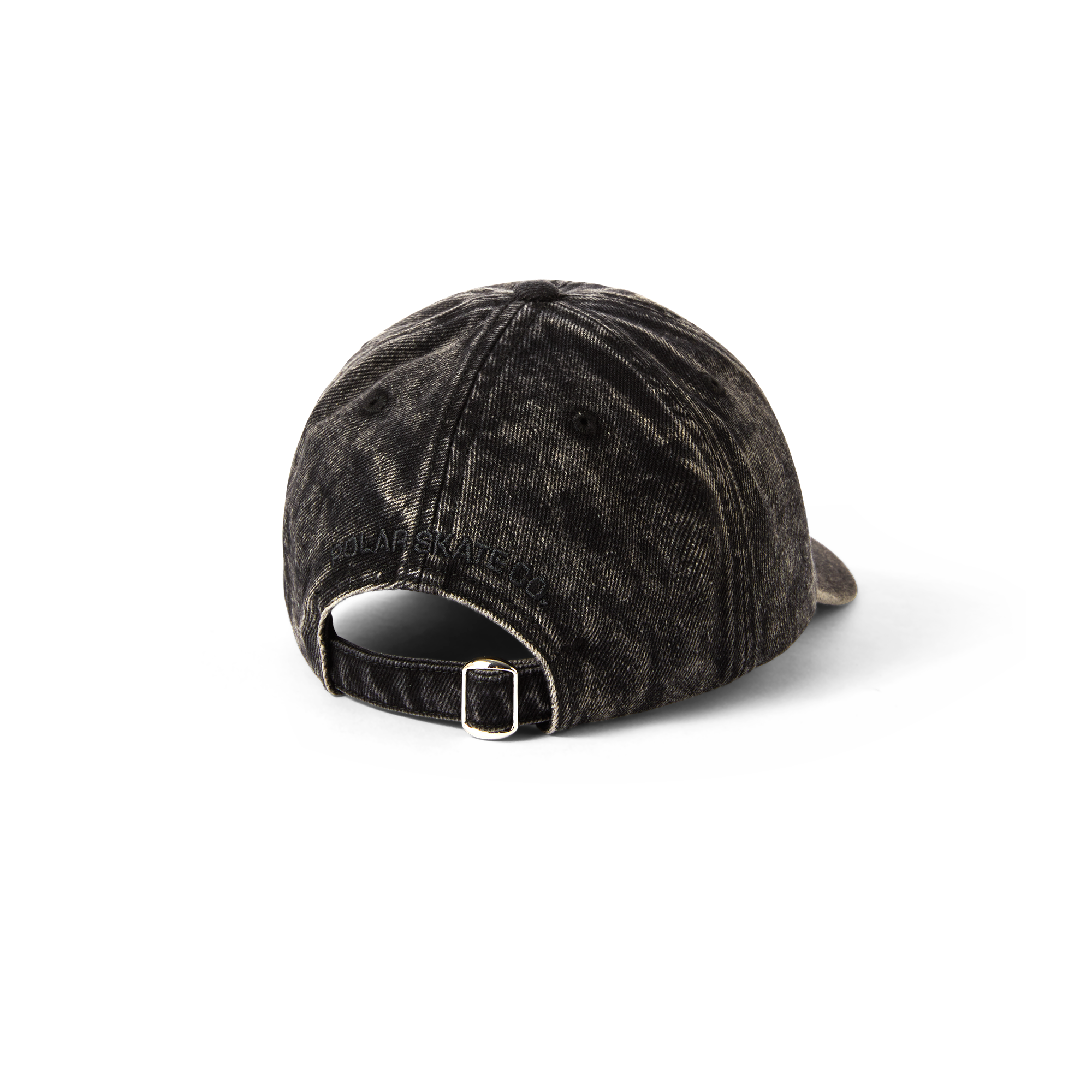Polar Skate Co. Stroke Logo Denim Cap - dark acid black – Bild 3
