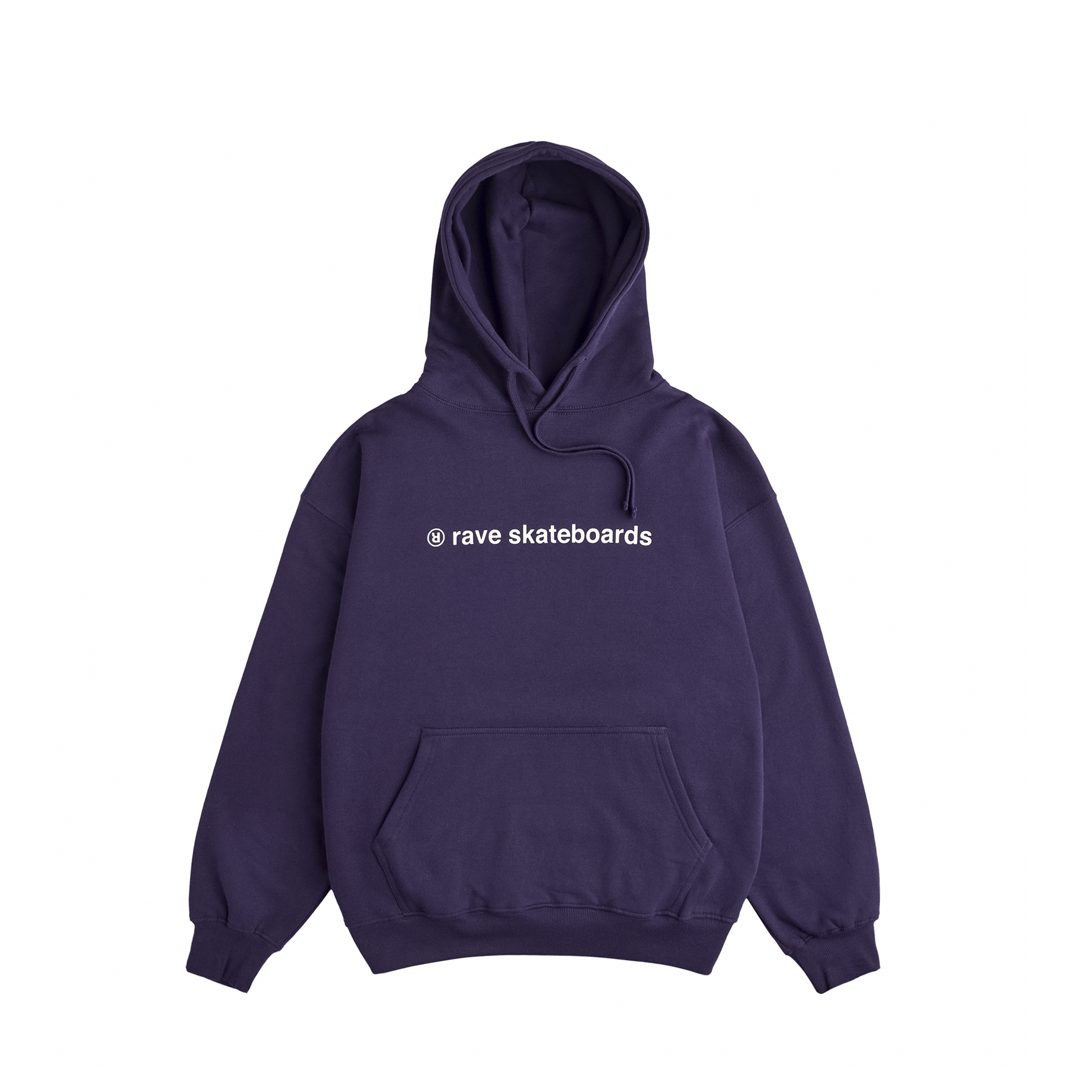 Rave Skateboards Core Logo Hoodie - dark purple