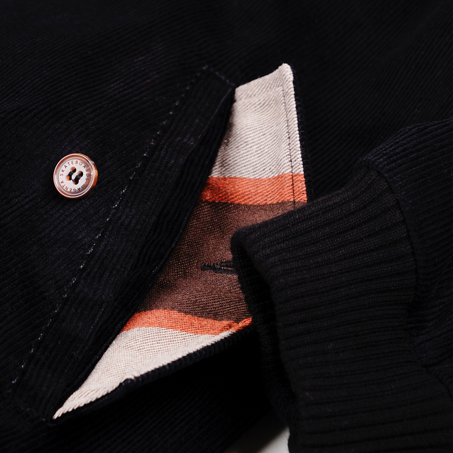 Magenta Skateboards Harrington Corduroy Jacket - black – Bild 7