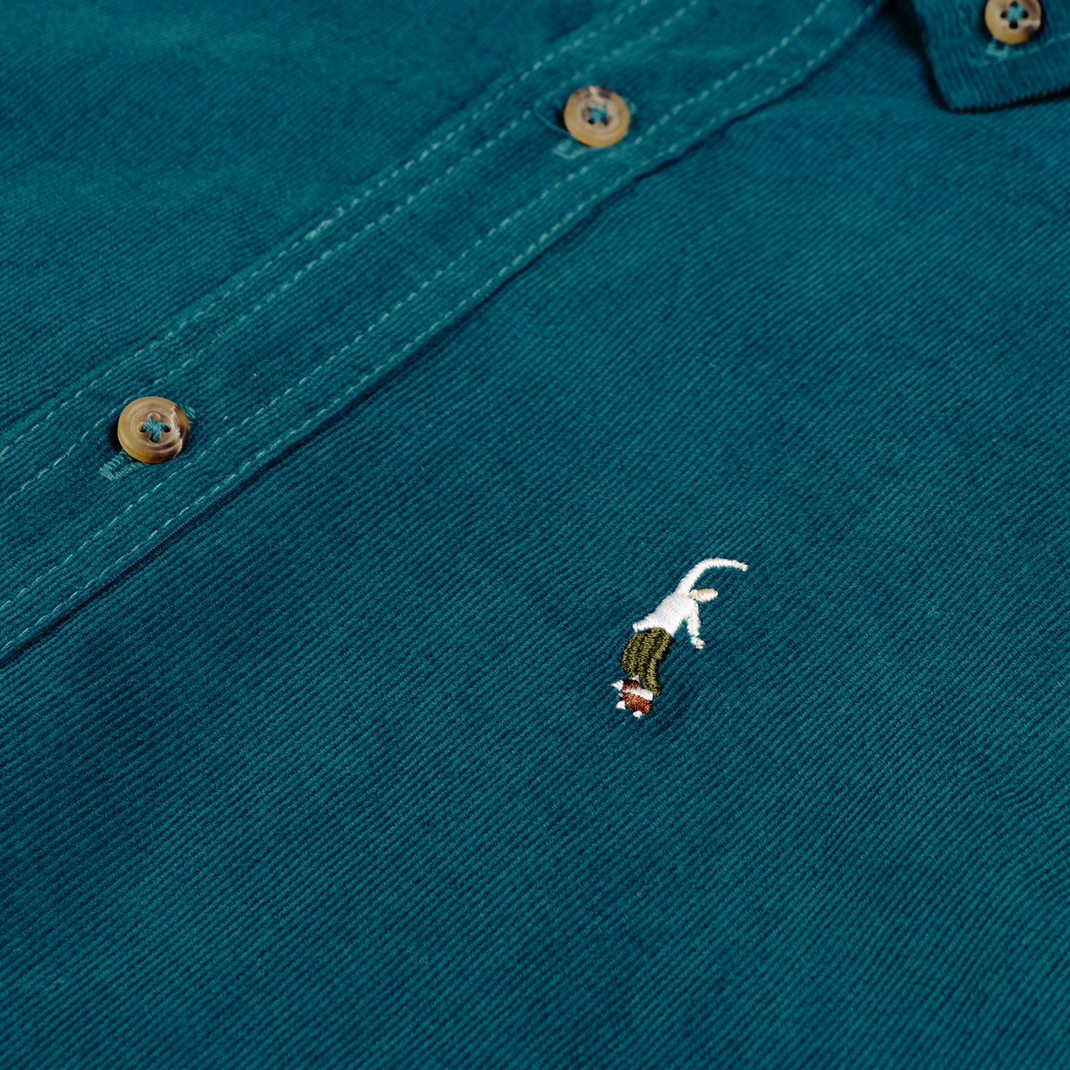 Magenta Skateboards PWS Cord Shirt - petrol – Bild 4