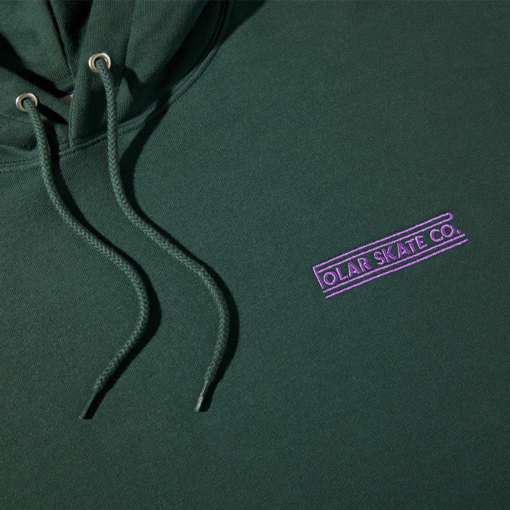 Polar Skate Co. Dave Hoodie Stretch Logo - dark teal – Bild 4