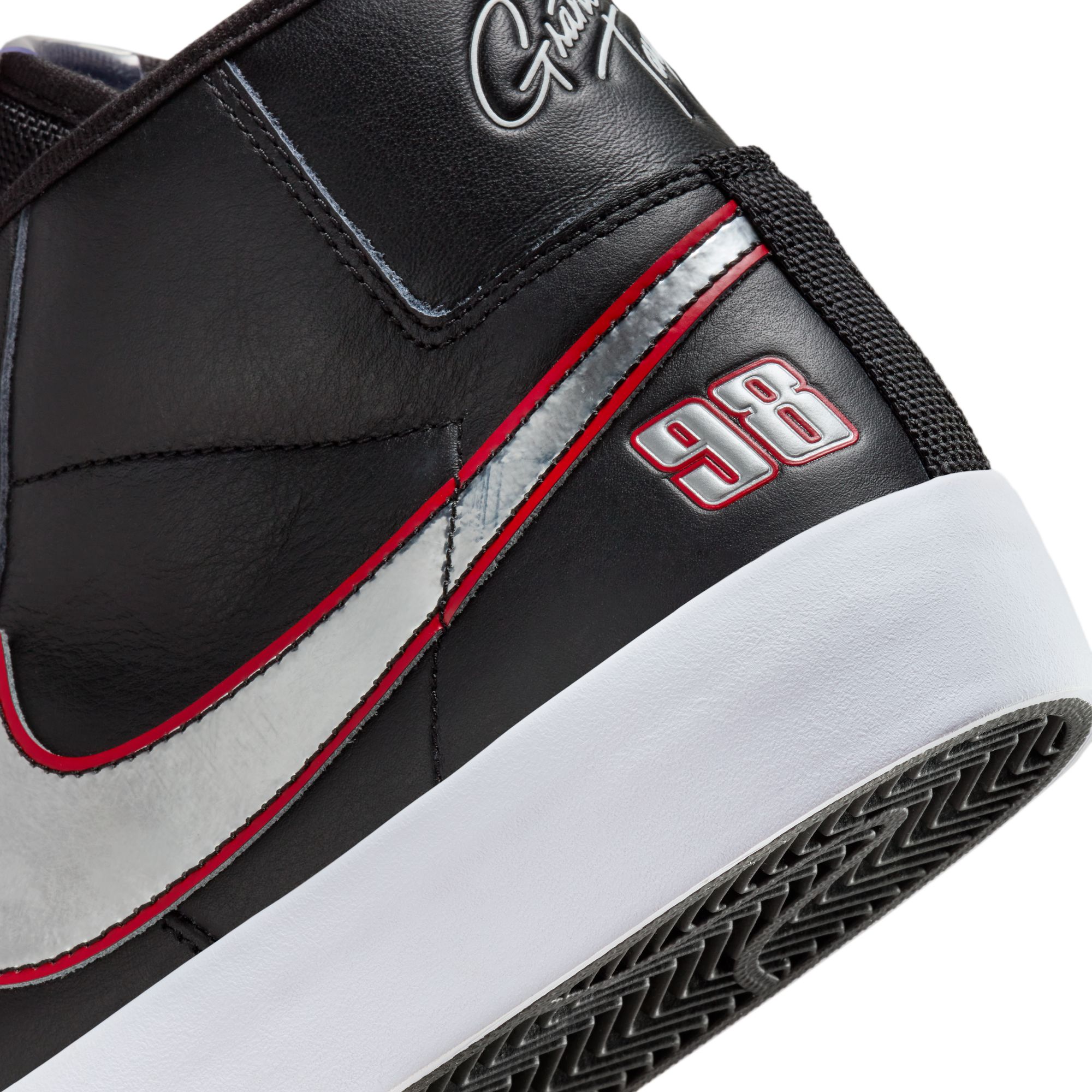 Nike SB Zoom Blazer Mid Pro GT - black/ metallic silver – Bild 6