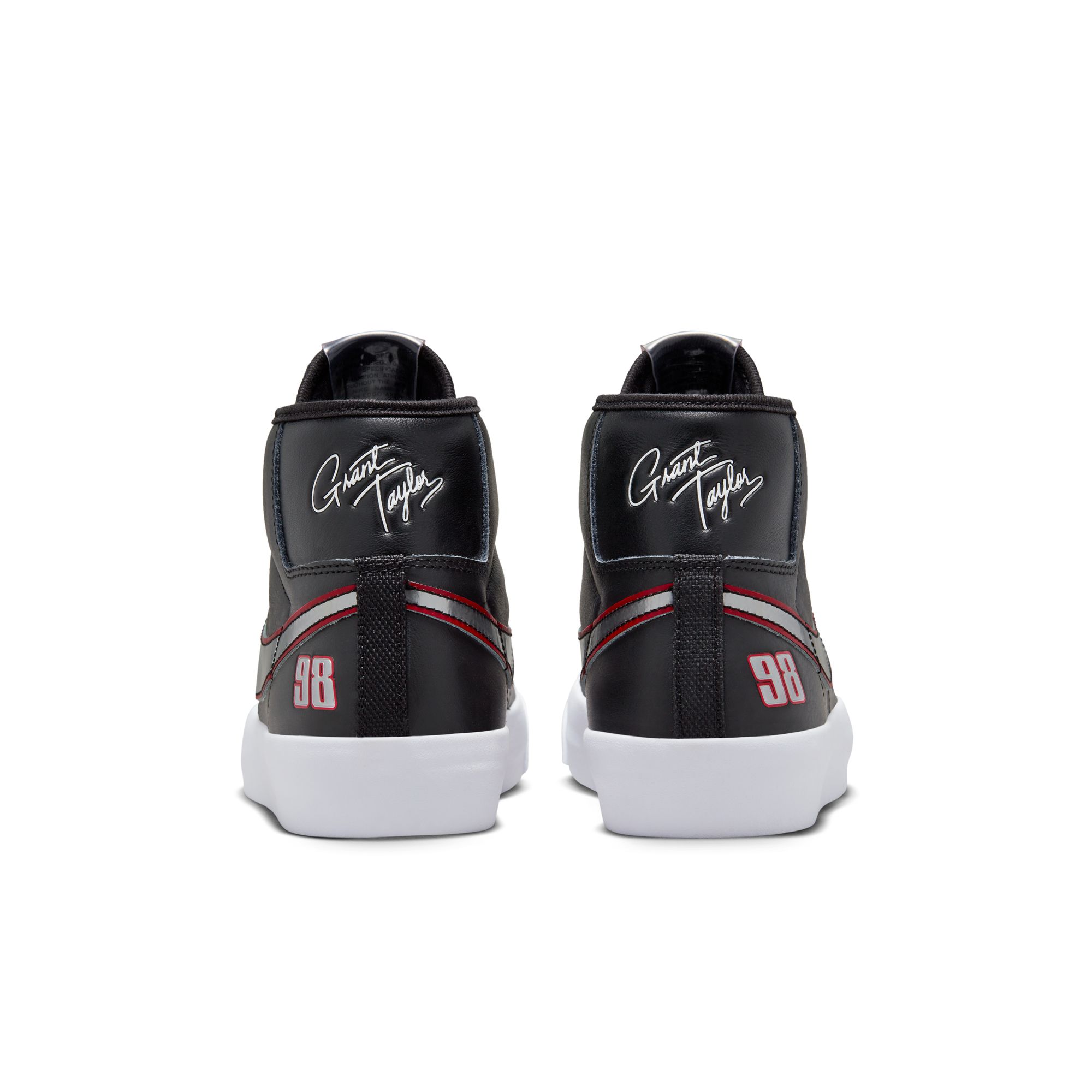 Nike SB Zoom Blazer Mid Pro GT - black/ metallic silver – Bild 7