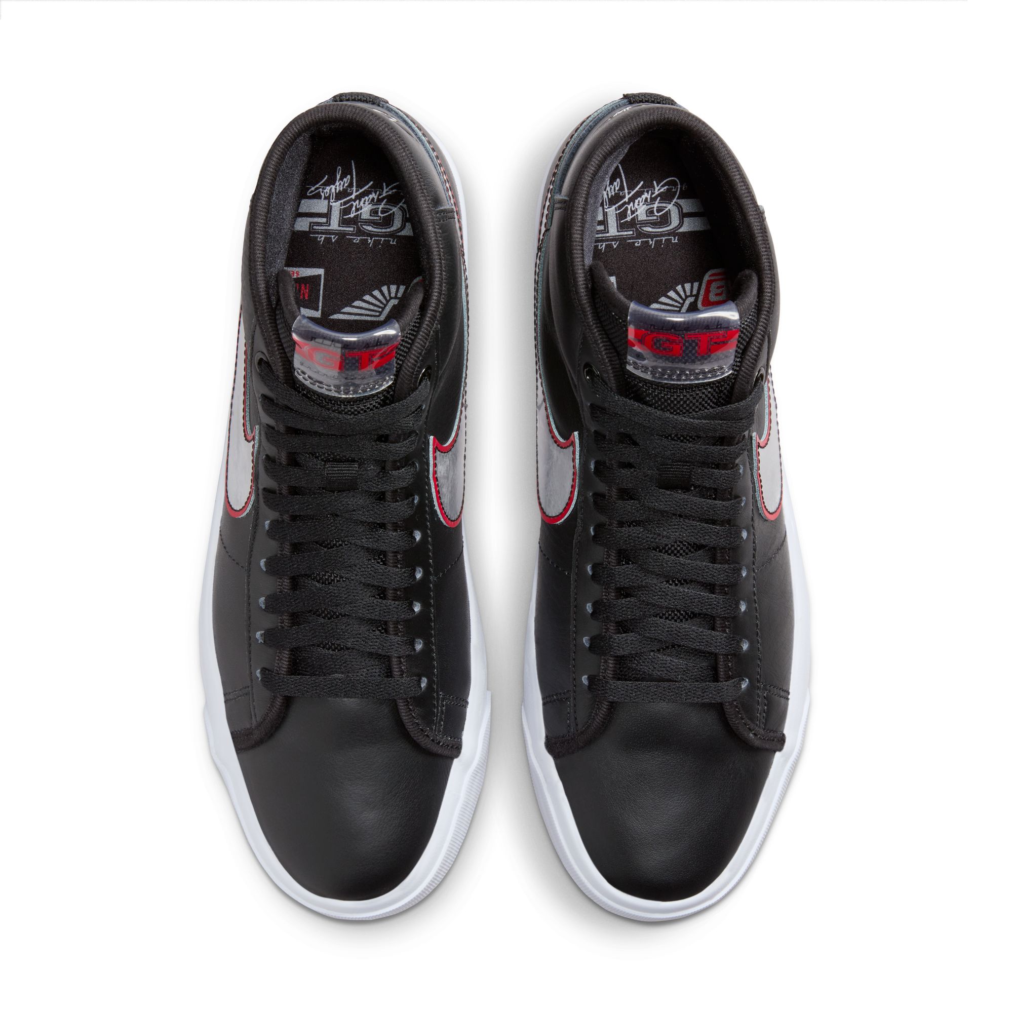 Nike SB Zoom Blazer Mid Pro GT - black/ metallic silver – Bild 8