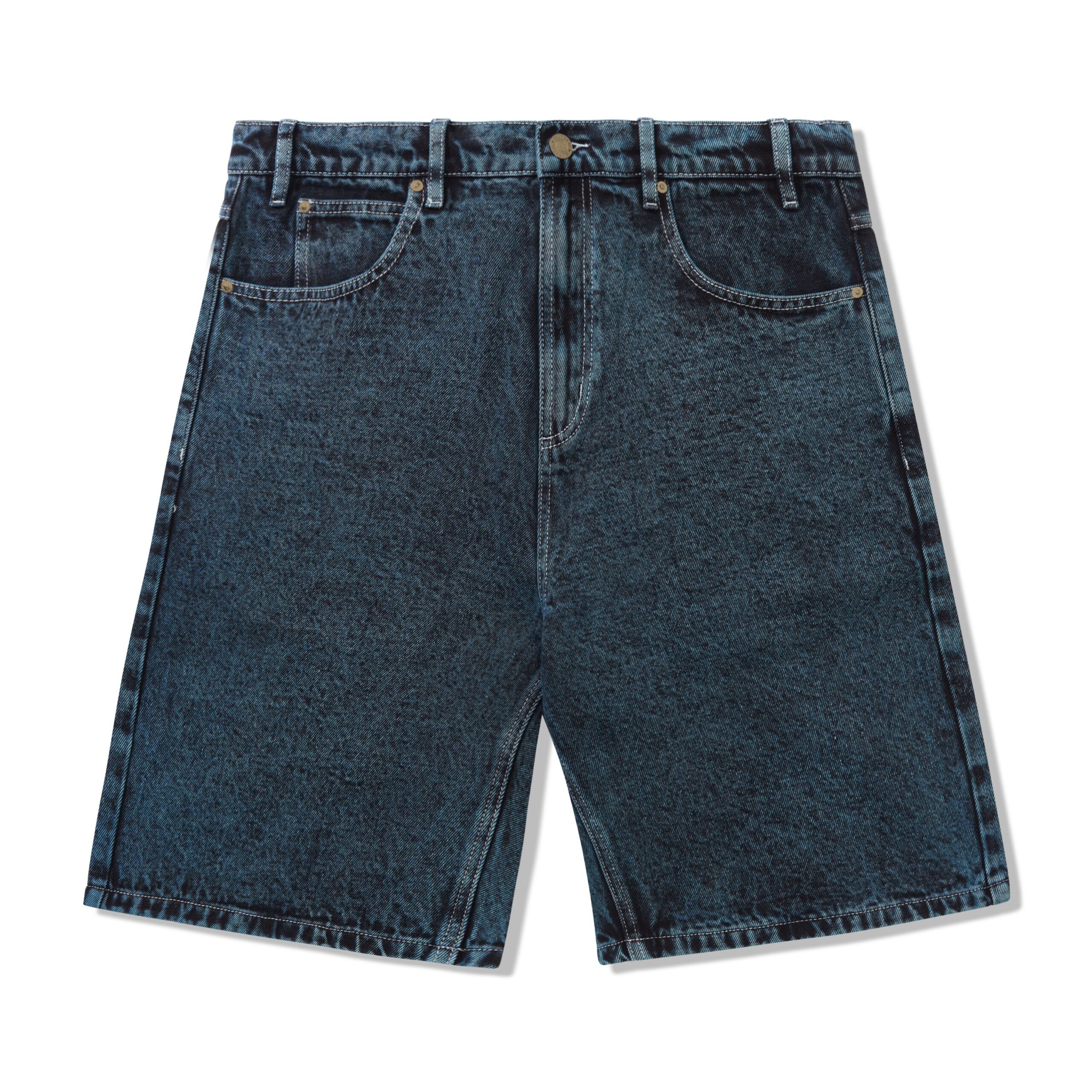 Buttergoods Applique Denim Shorts - acid indigo – Bild 3