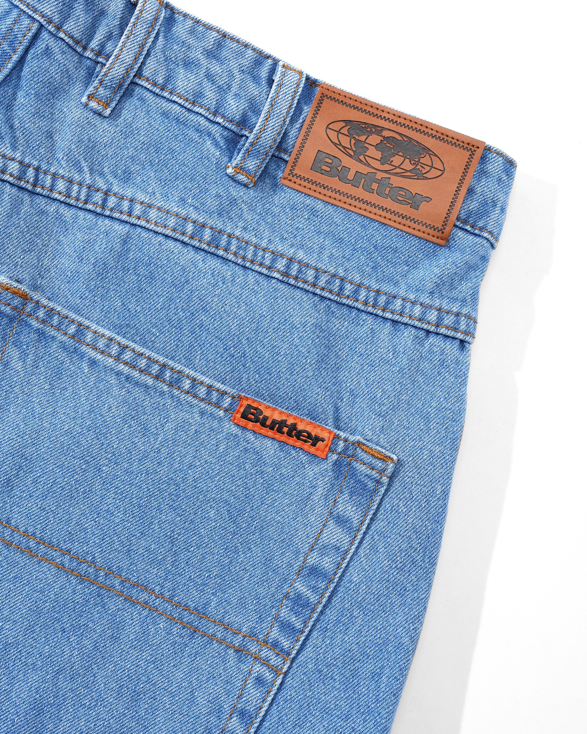 Buttergoods Baggy Denim Shorts- washed indigo – Bild 5