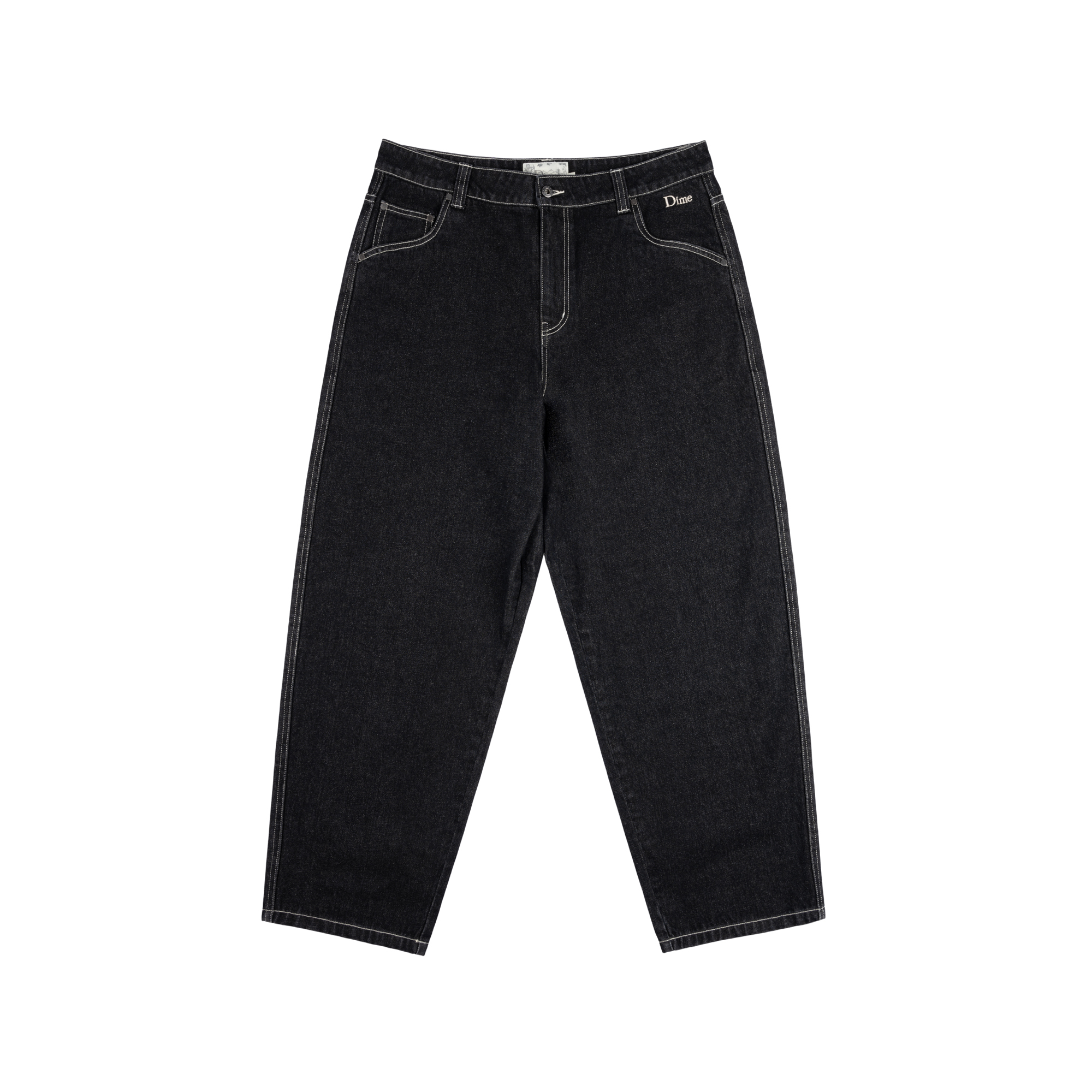 Dime Classic Baggy Denim Pants - black washed – Bild 2