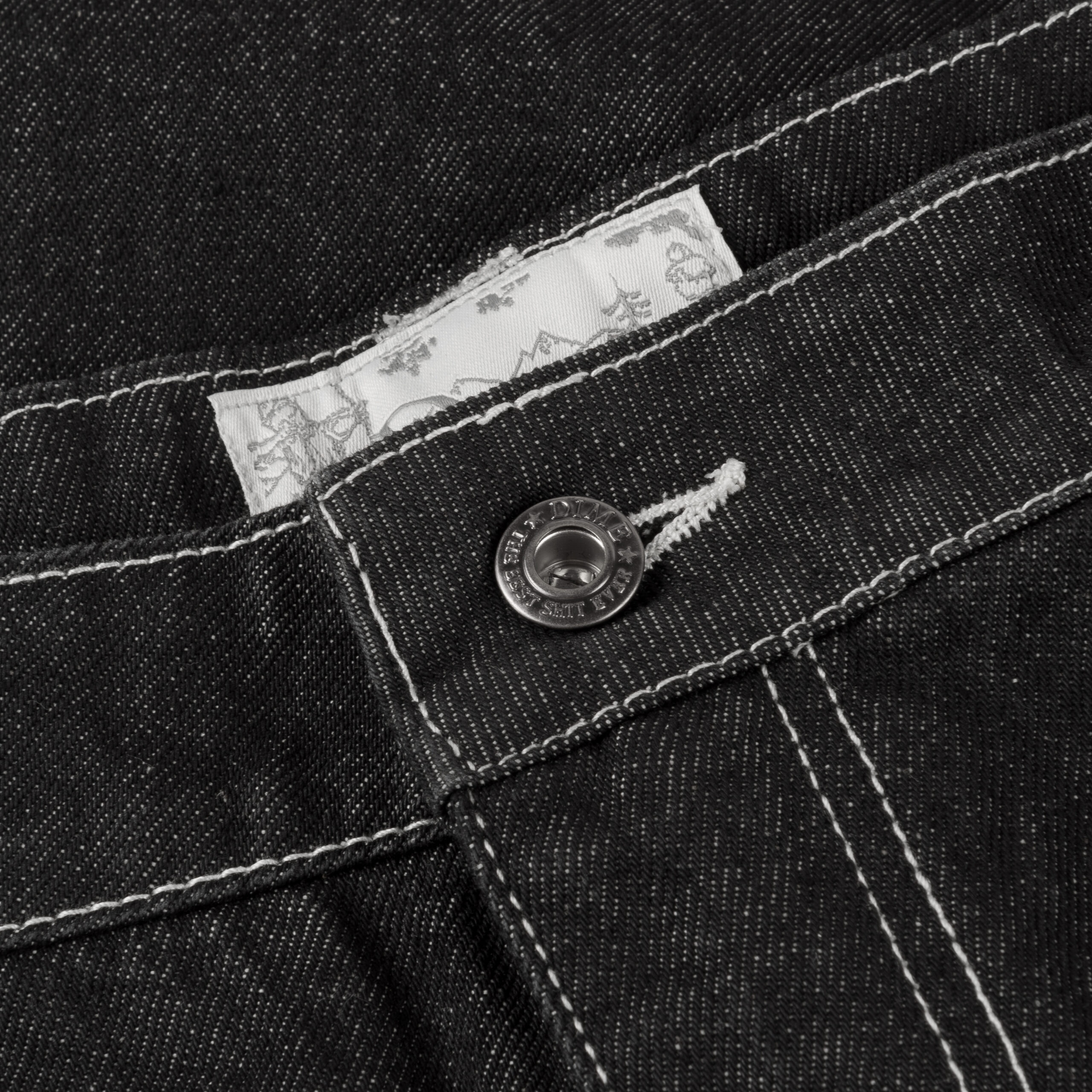 Dime Classic Baggy Denim Pants - black washed – Bild 7