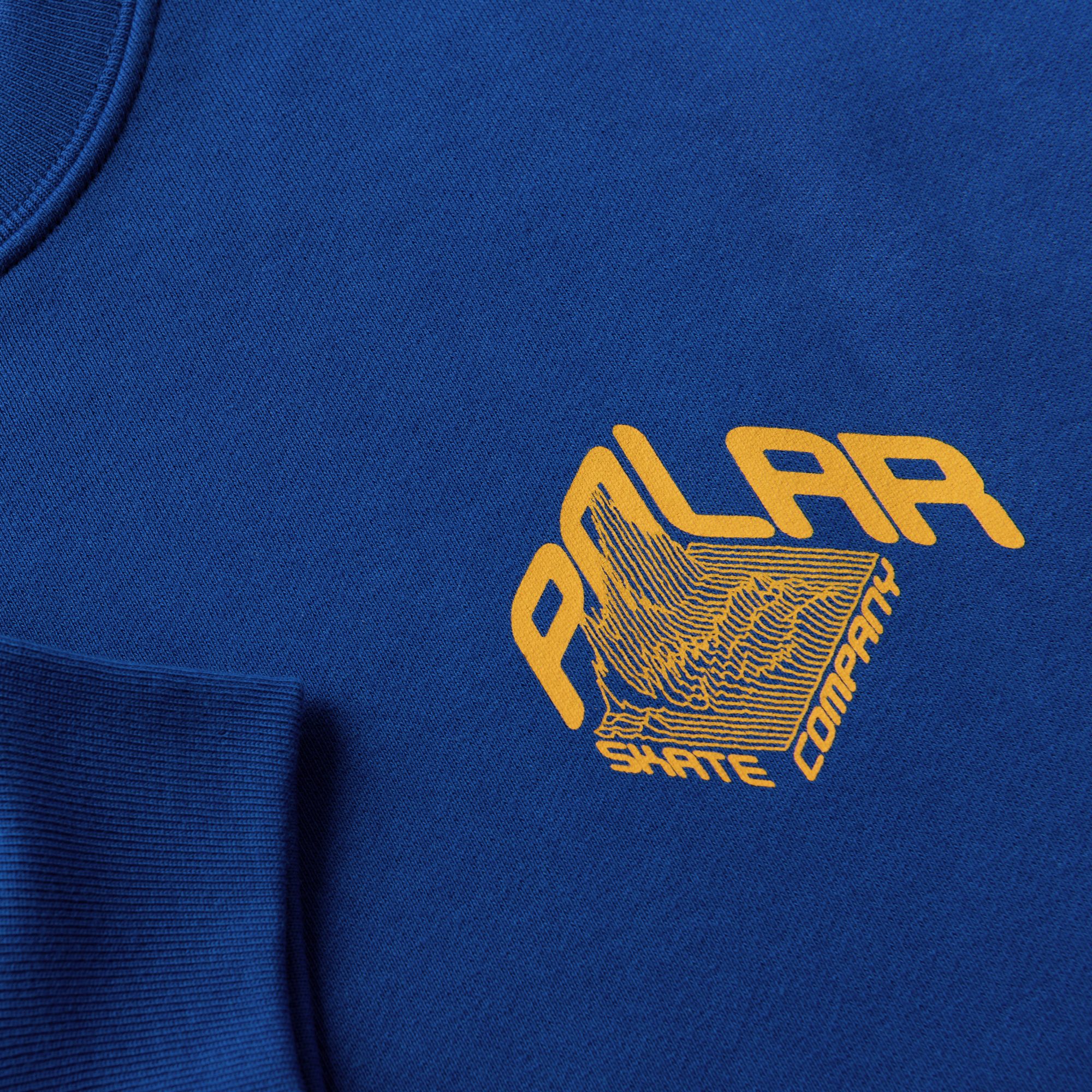 Polar Skate Co. Dave Crewneck Graph - egyptian blue – Bild 4