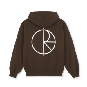 Polar Skate Co. Dave Hoodie Stroke Logo - chocolate