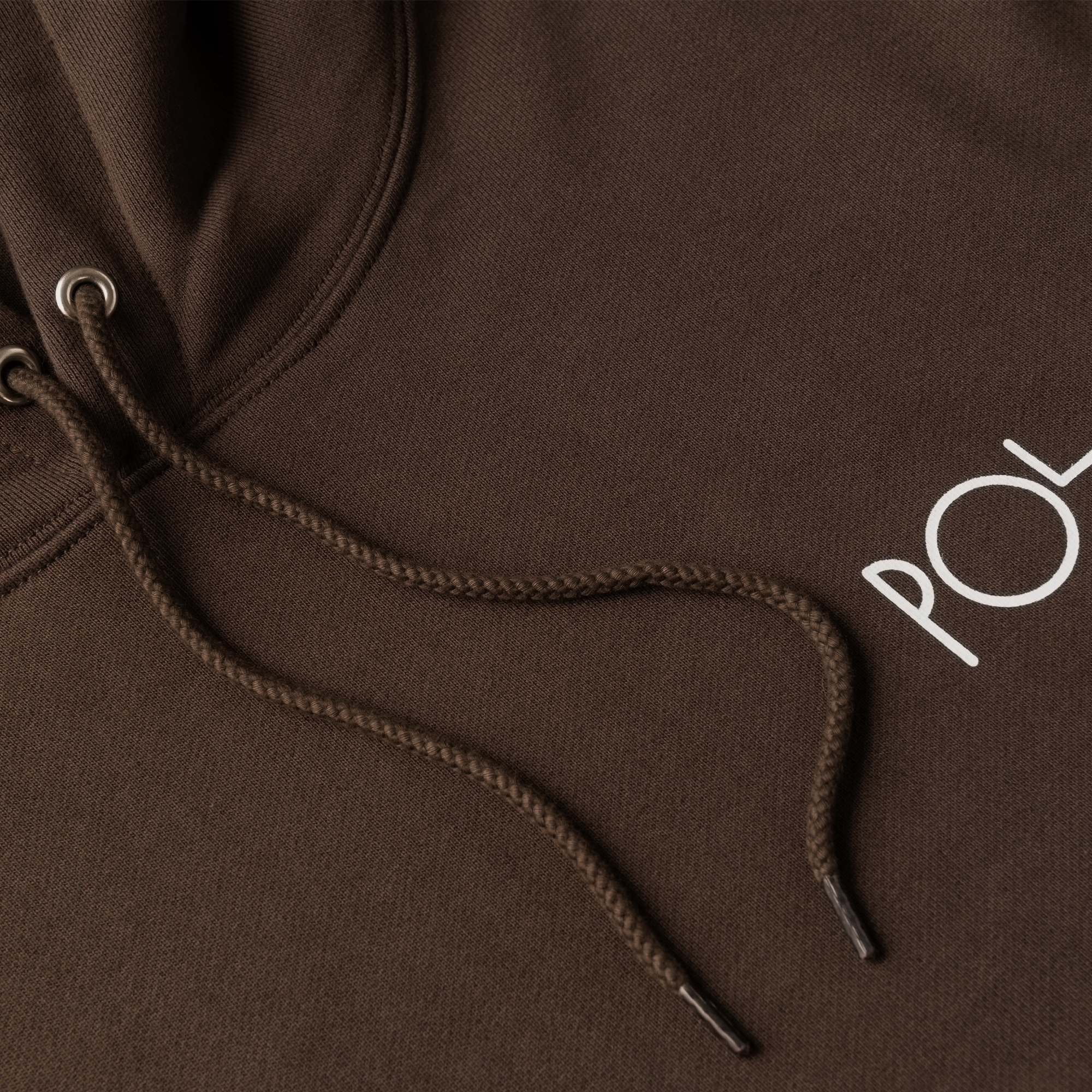 Polar Skate Co. Dave Hoodie Stroke Logo - chocolate – Bild 4
