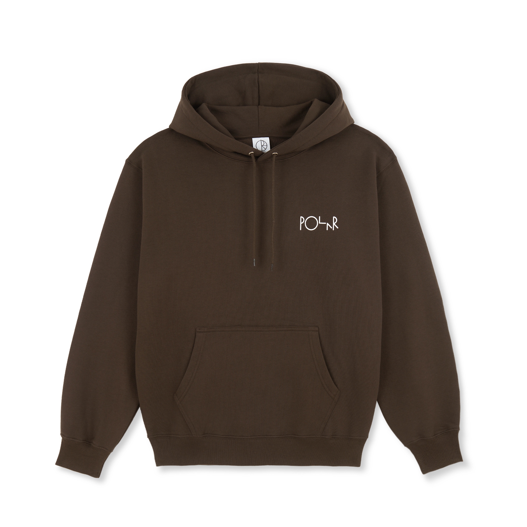 Polar Skate Co. Dave Hoodie Stroke Logo - chocolate – Bild 3